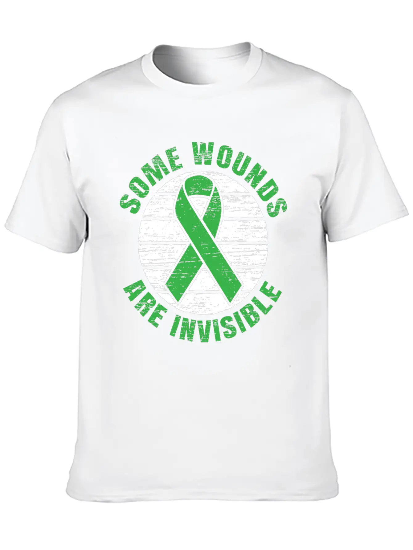 Some Wounds Are Invisible Mental Health Awareness Stylish Everyday T-Shirt – Unisex Basic Cotton Tee