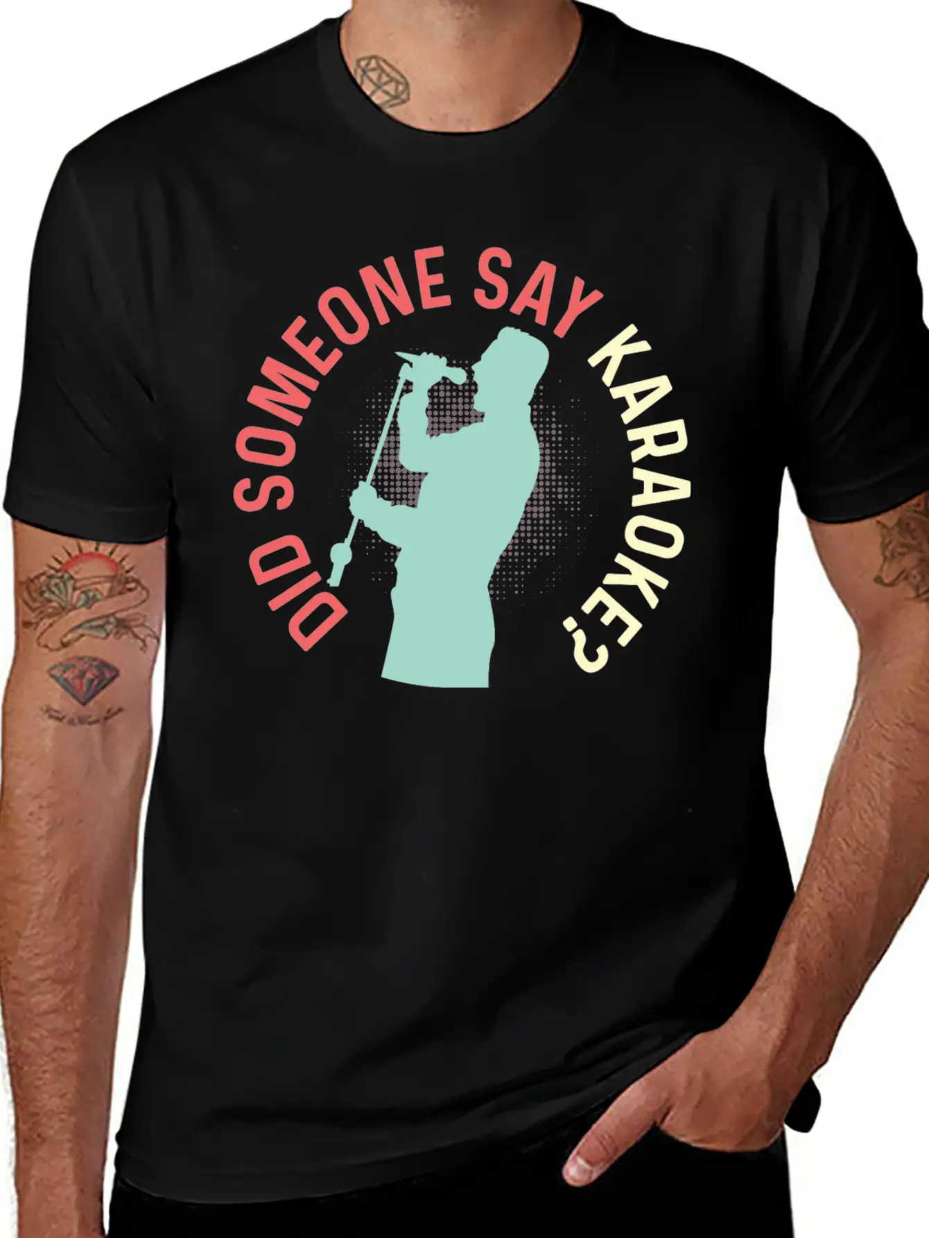 Someone Say Karaoke? Church Singer Gift Unisex Casual T-Shirt – Clean Design For Daily Comfort