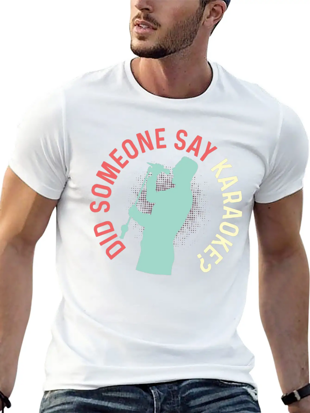 Someone Say Karaoke? Church Singer Gift Unisex Casual T-Shirt – Clean Design For Daily Comfort