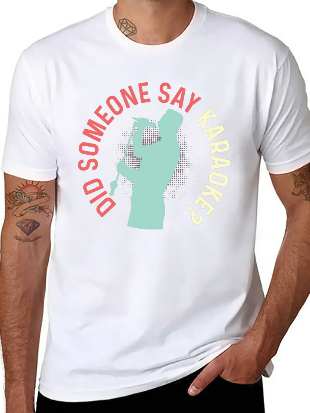 Someone Say Karaoke? Church Singer Gift Unisex Casual T-Shirt – Clean Design For Daily Comfort