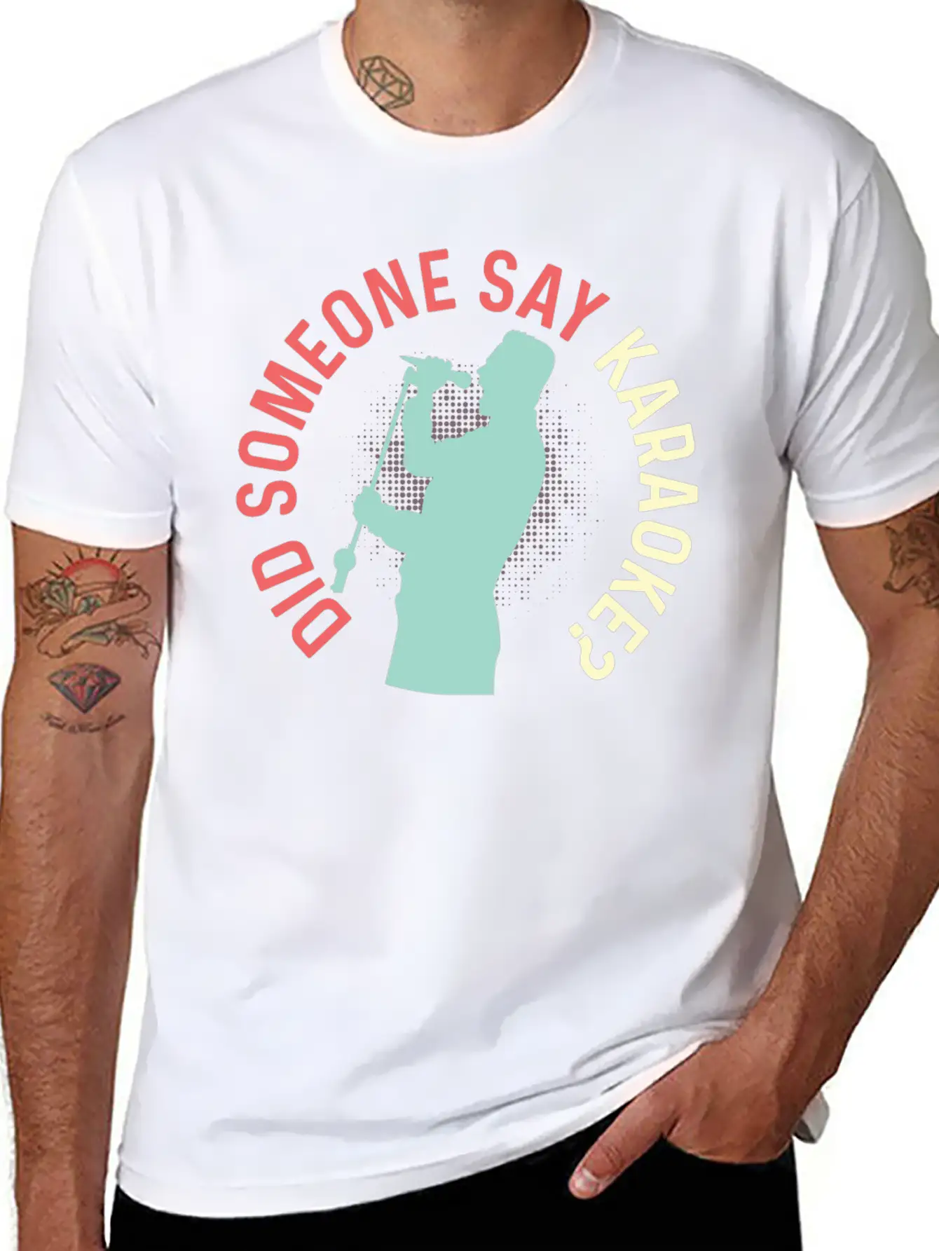 Someone Say Karaoke? Church Singer Gift Unisex Casual T-Shirt – Clean Design For Daily Comfort