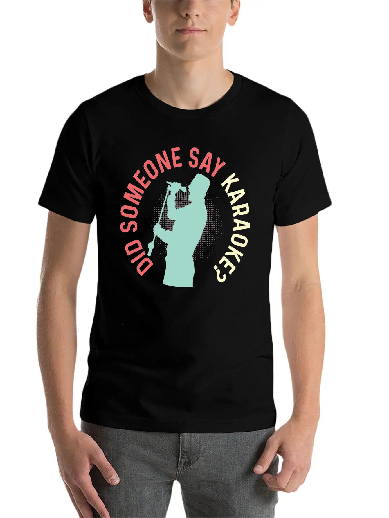Someone Say Karaoke? Church Singer Gift Unisex Casual T-Shirt – Clean Design For Daily Comfort