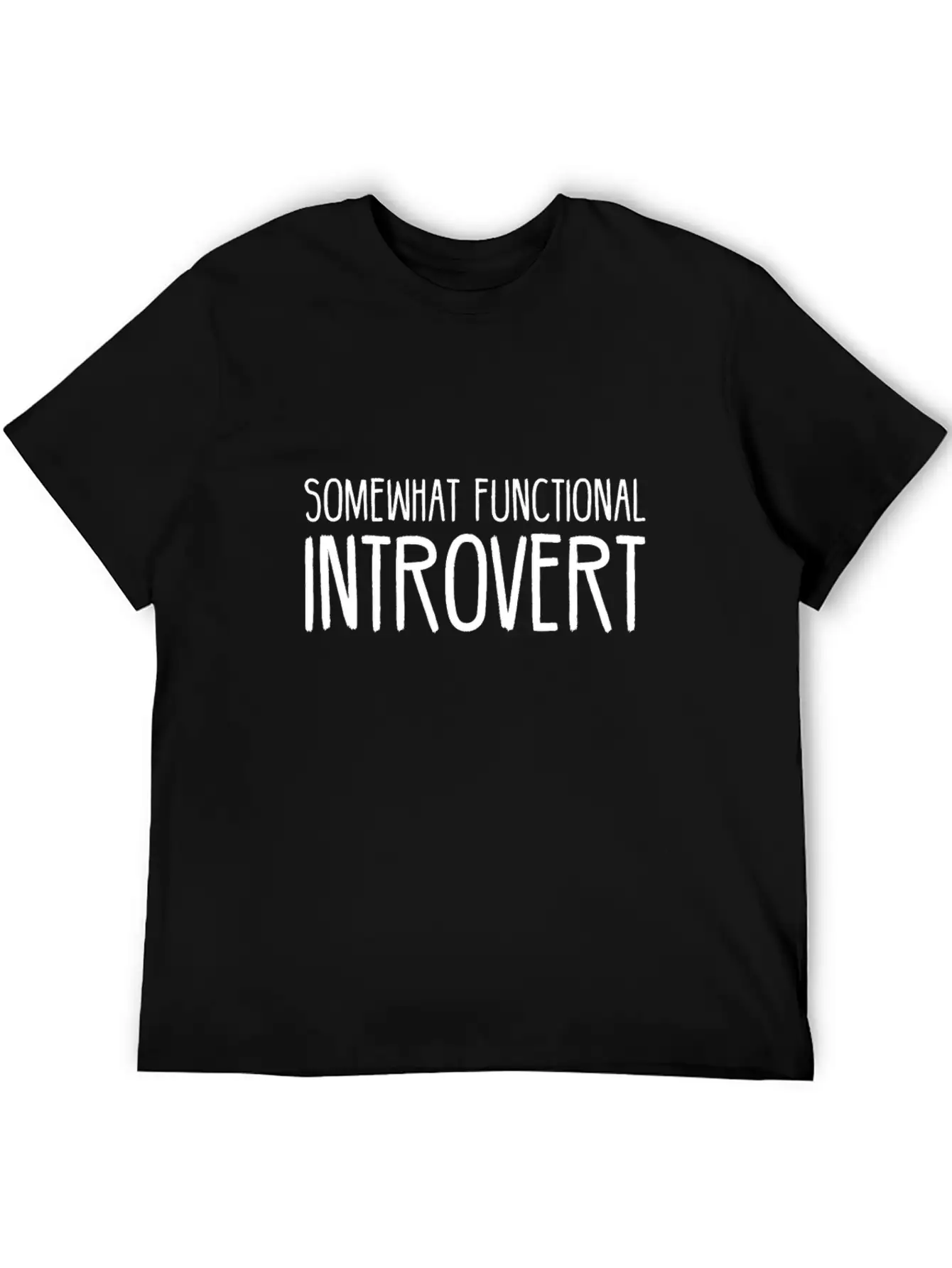 Somewhat Functional Introvert Breathable Soft Cotton T-Shirt – Timeless Casual Look