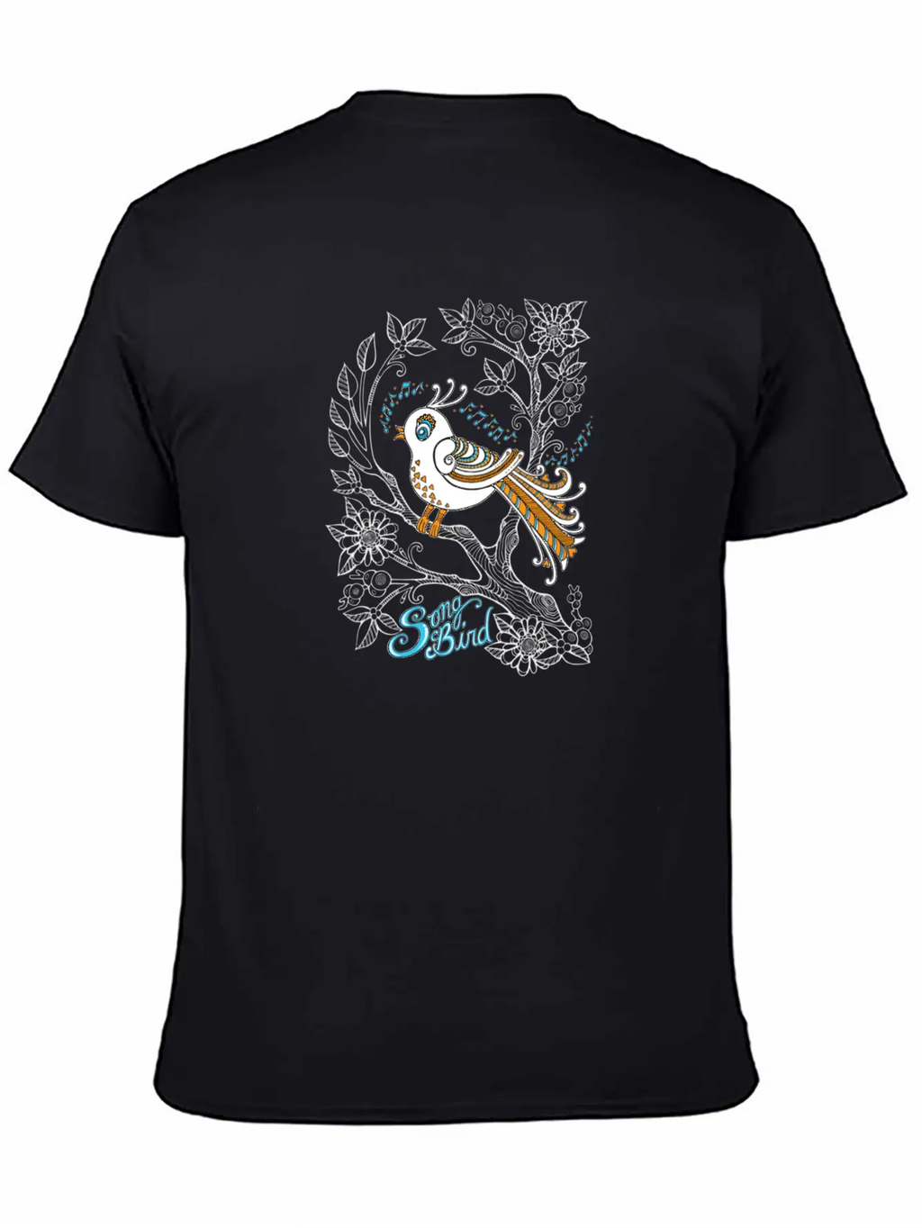 Song Bird Breathable Soft Cotton T-Shirt – Timeless Casual Look