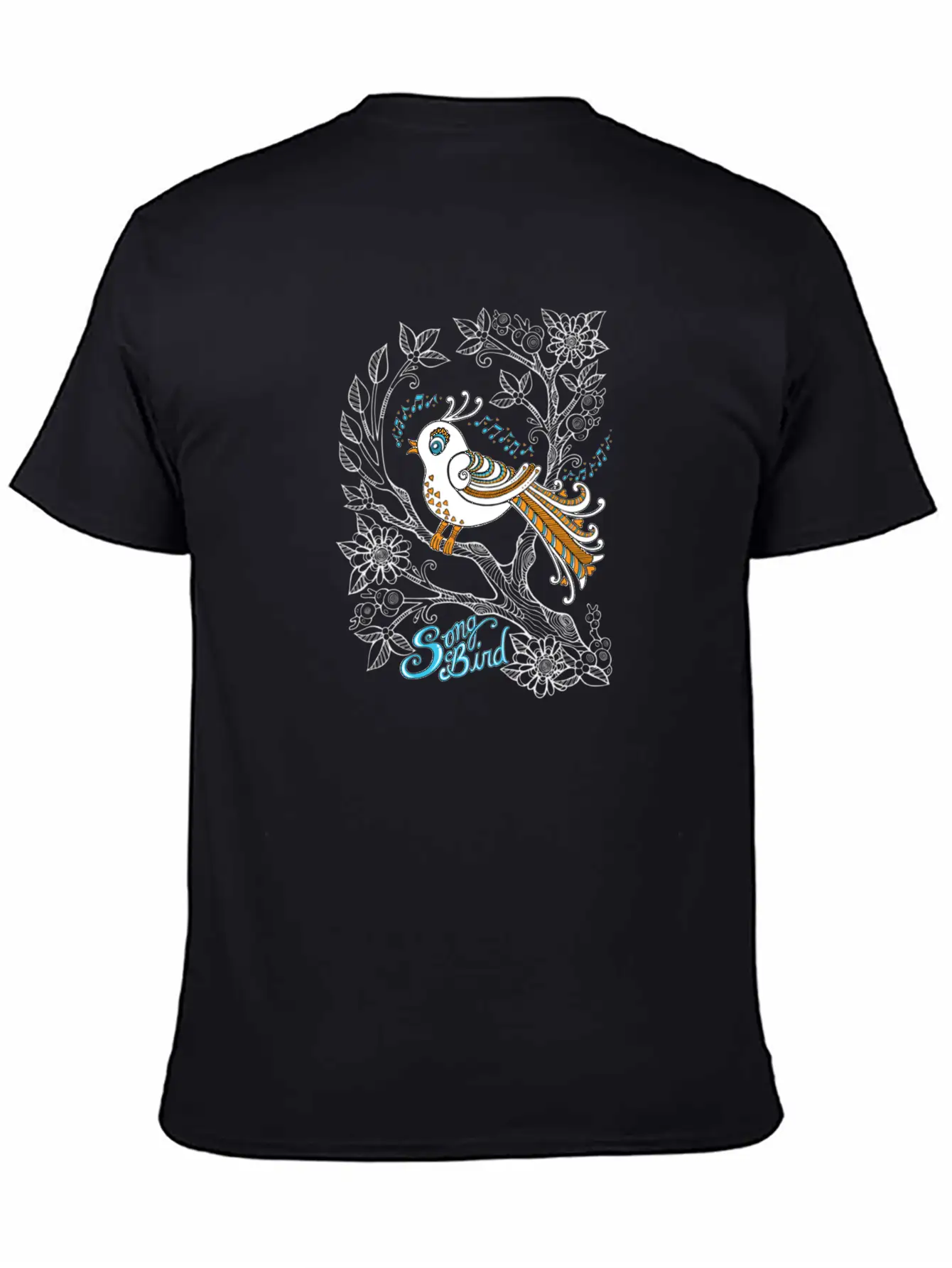 Song Bird Breathable Soft Cotton T-Shirt – Timeless Casual Look