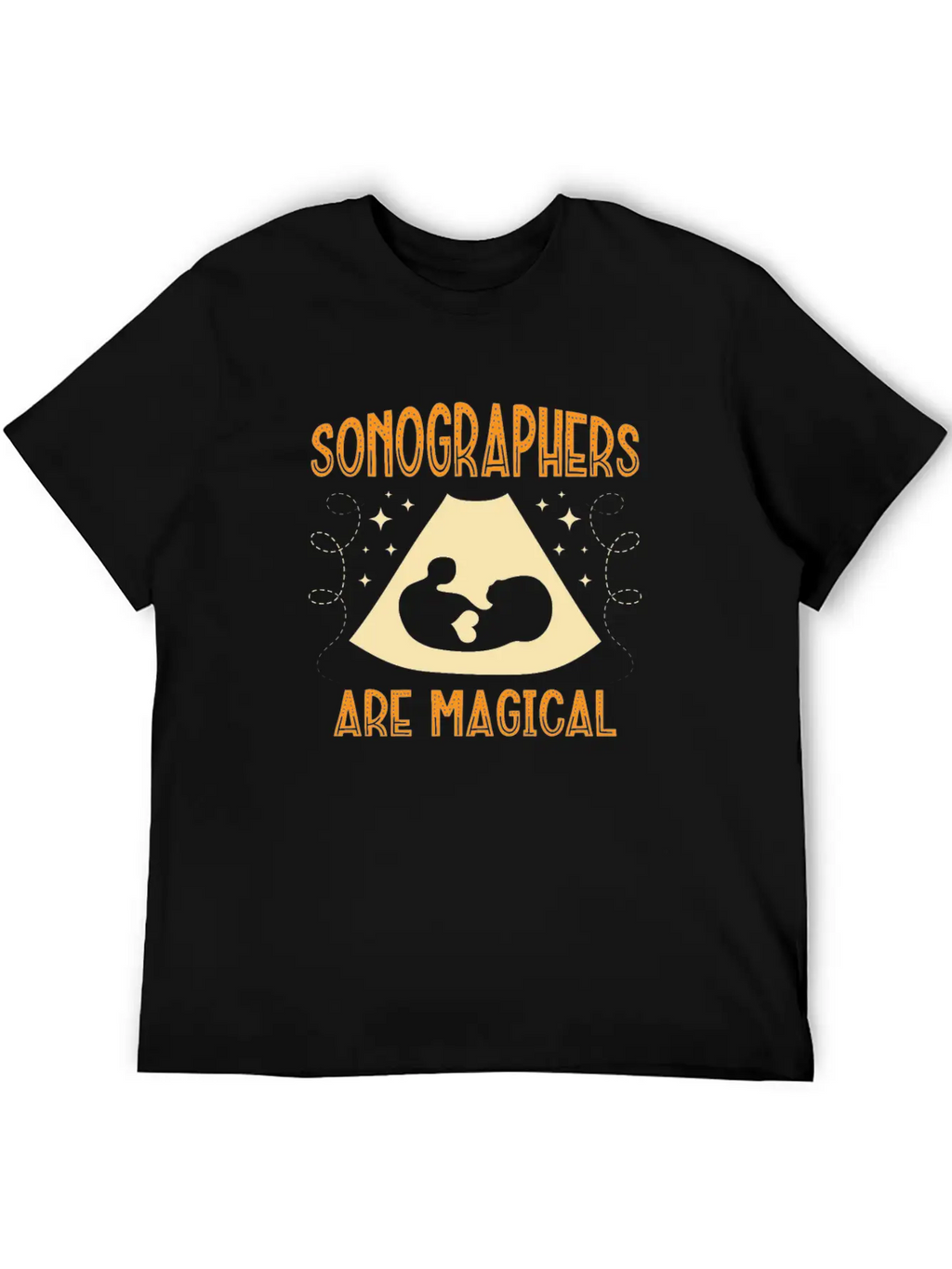 Sonographers Are Magical Job Medical Ultrasound Essential Cotton Tee For Daily Outfits – Unisex Style