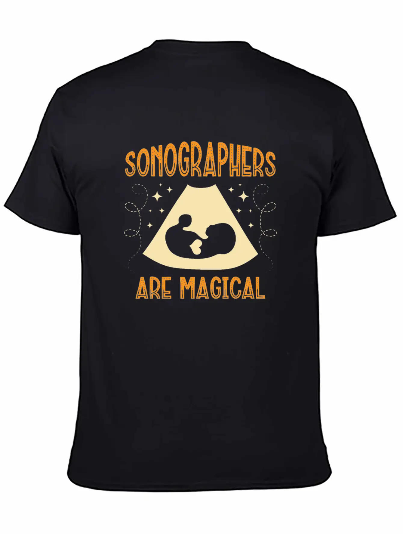 Sonographers Are Magical Job Medical Ultrasound Essential Cotton Tee For Daily Outfits – Unisex Style
