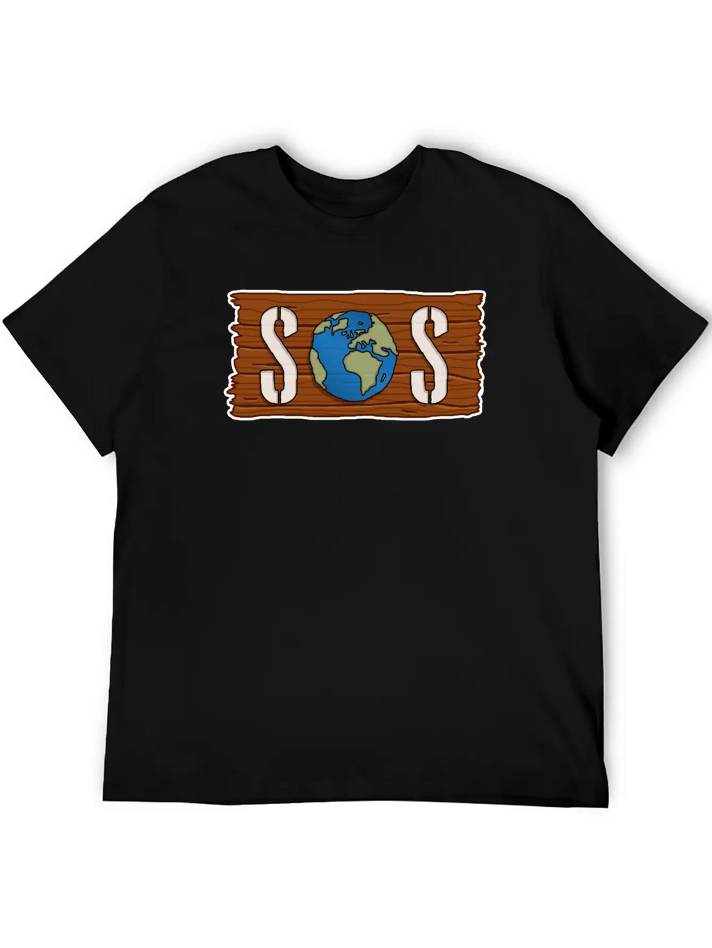 SOS, Save The Planet, Climate Change, Emergency Stylish Everyday T-Shirt – Unisex Basic Cotton Tee