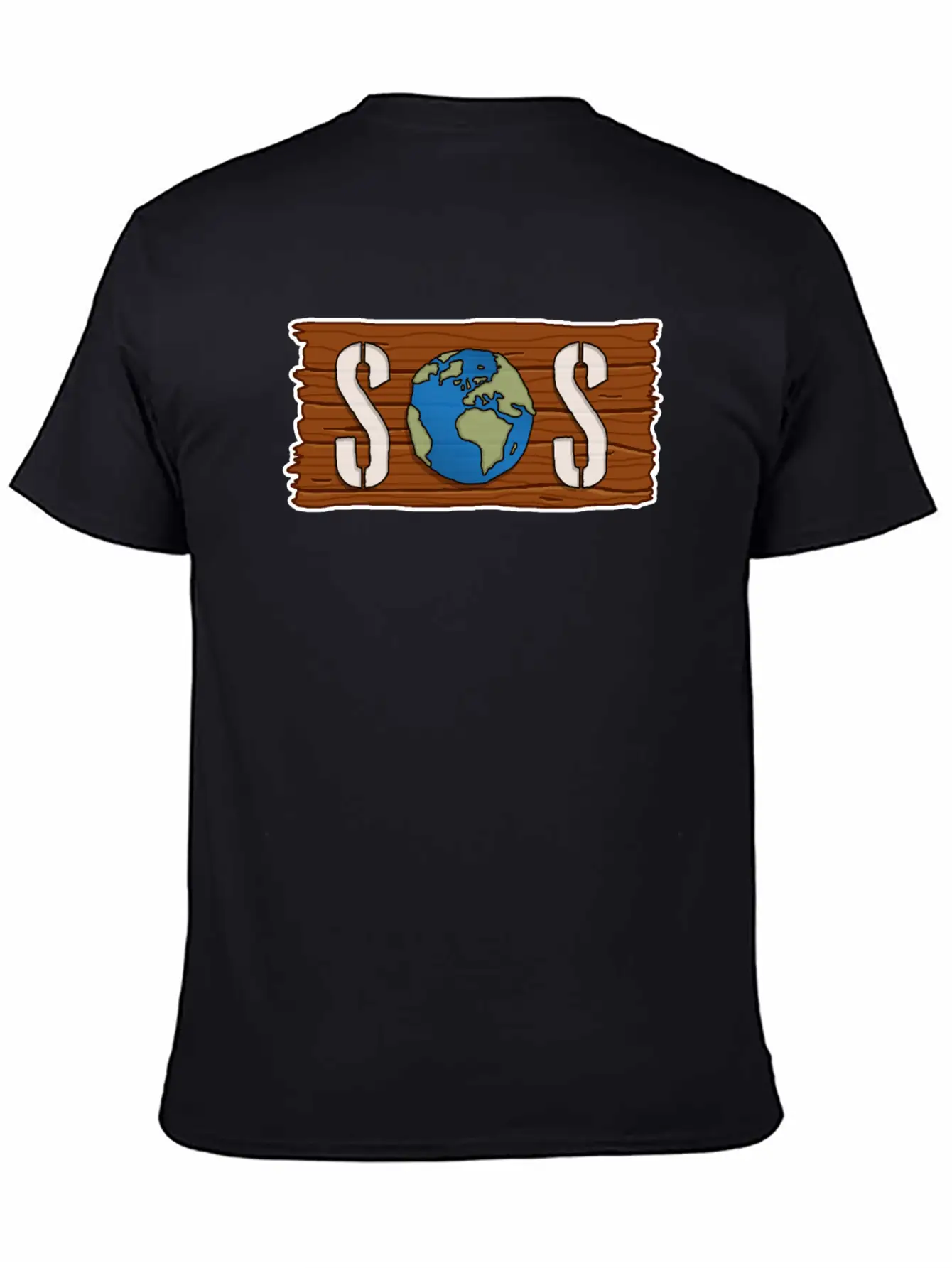SOS, Save The Planet, Climate Change, Emergency Stylish Everyday T-Shirt – Unisex Basic Cotton Tee