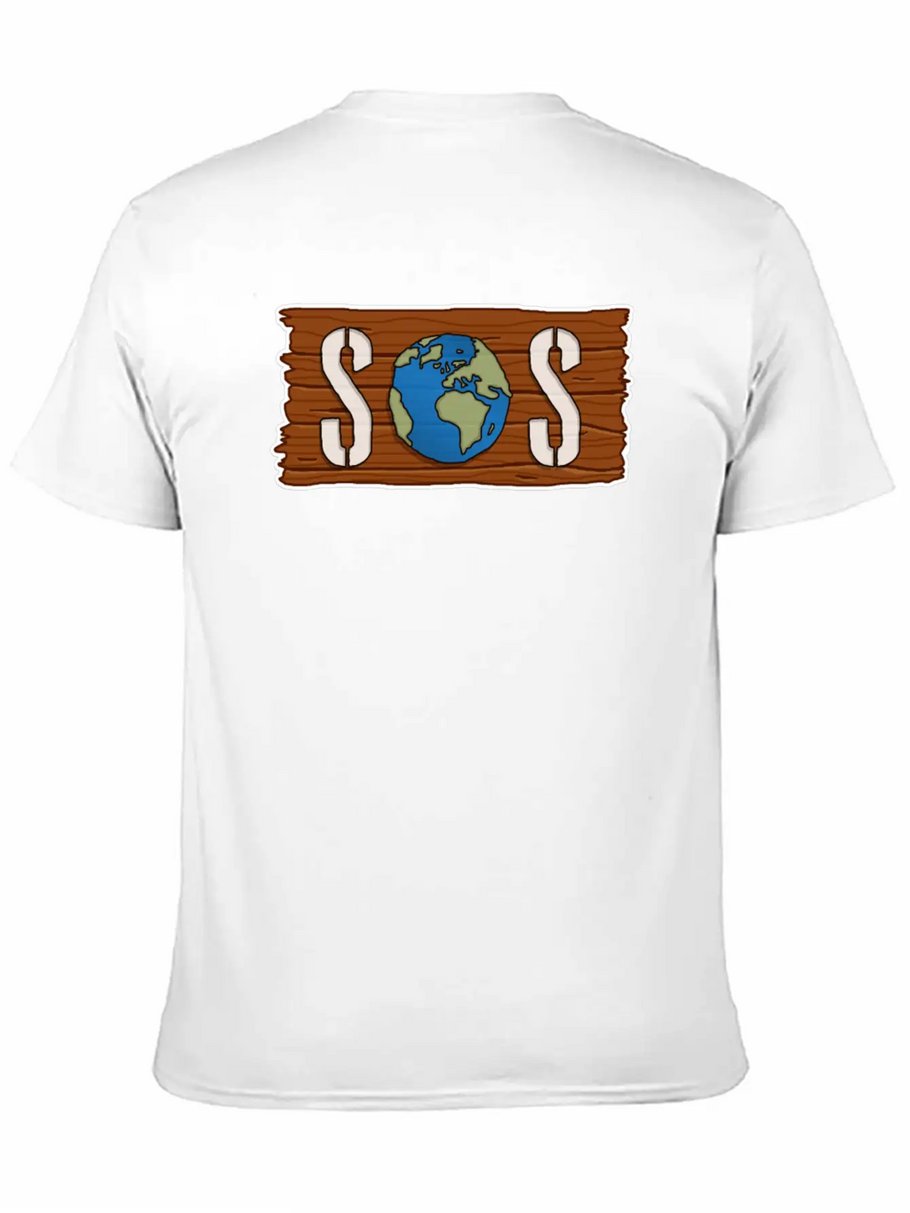 SOS, Save The Planet, Climate Change, Emergency Stylish Everyday T-Shirt – Unisex Basic Cotton Tee