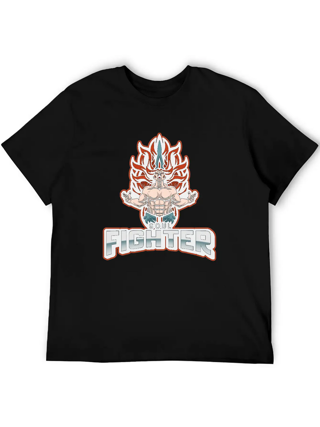 Soul Fighter Unisex Short Sleeve Soft Cotton T-Shirt – Casual Everyday Wear