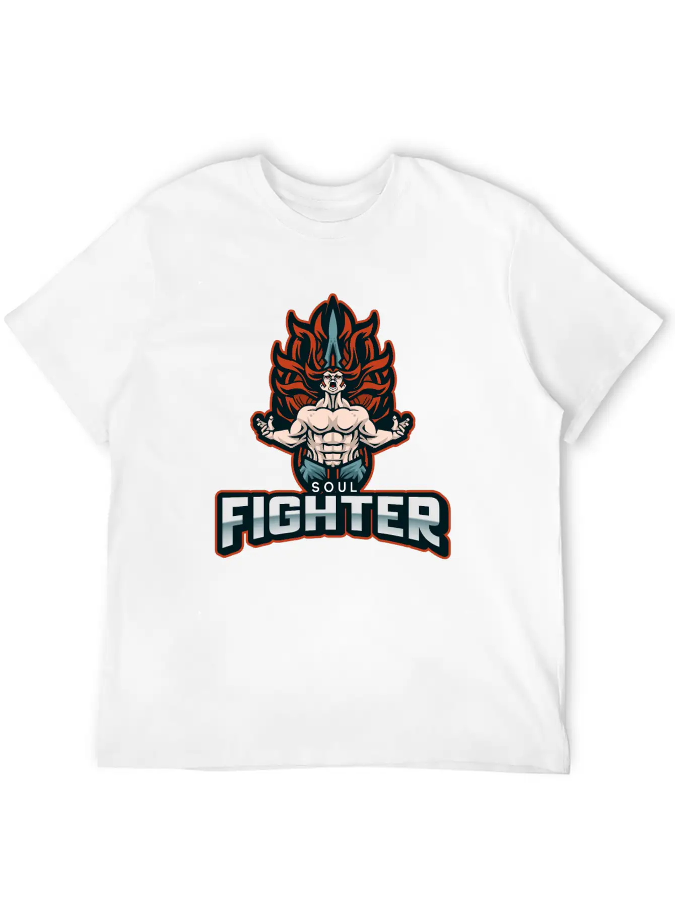 Soul Fighter Unisex Short Sleeve Soft Cotton T-Shirt – Casual Everyday Wear