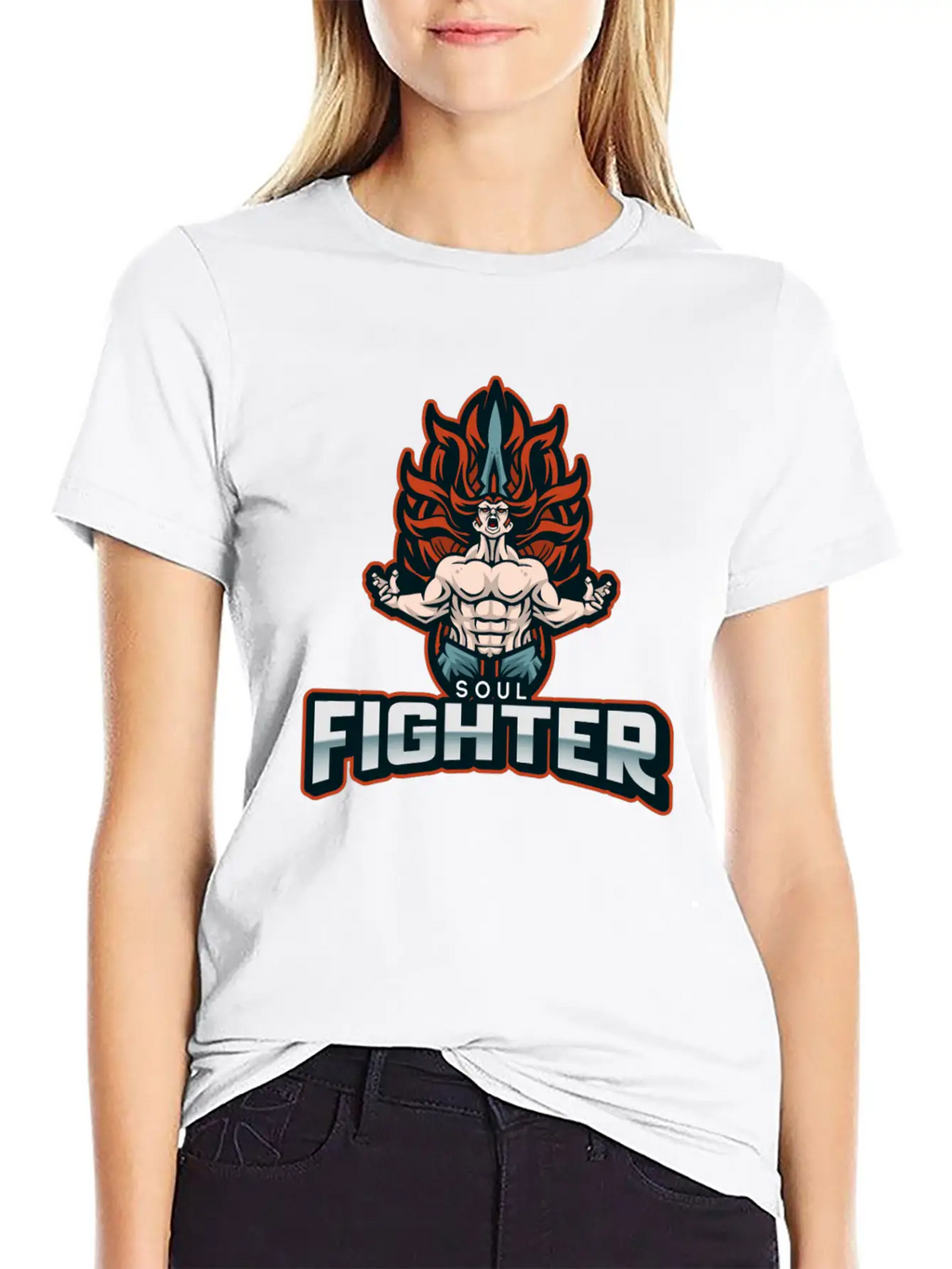 Soul Fighter Unisex Short Sleeve Soft Cotton T-Shirt – Casual Everyday Wear