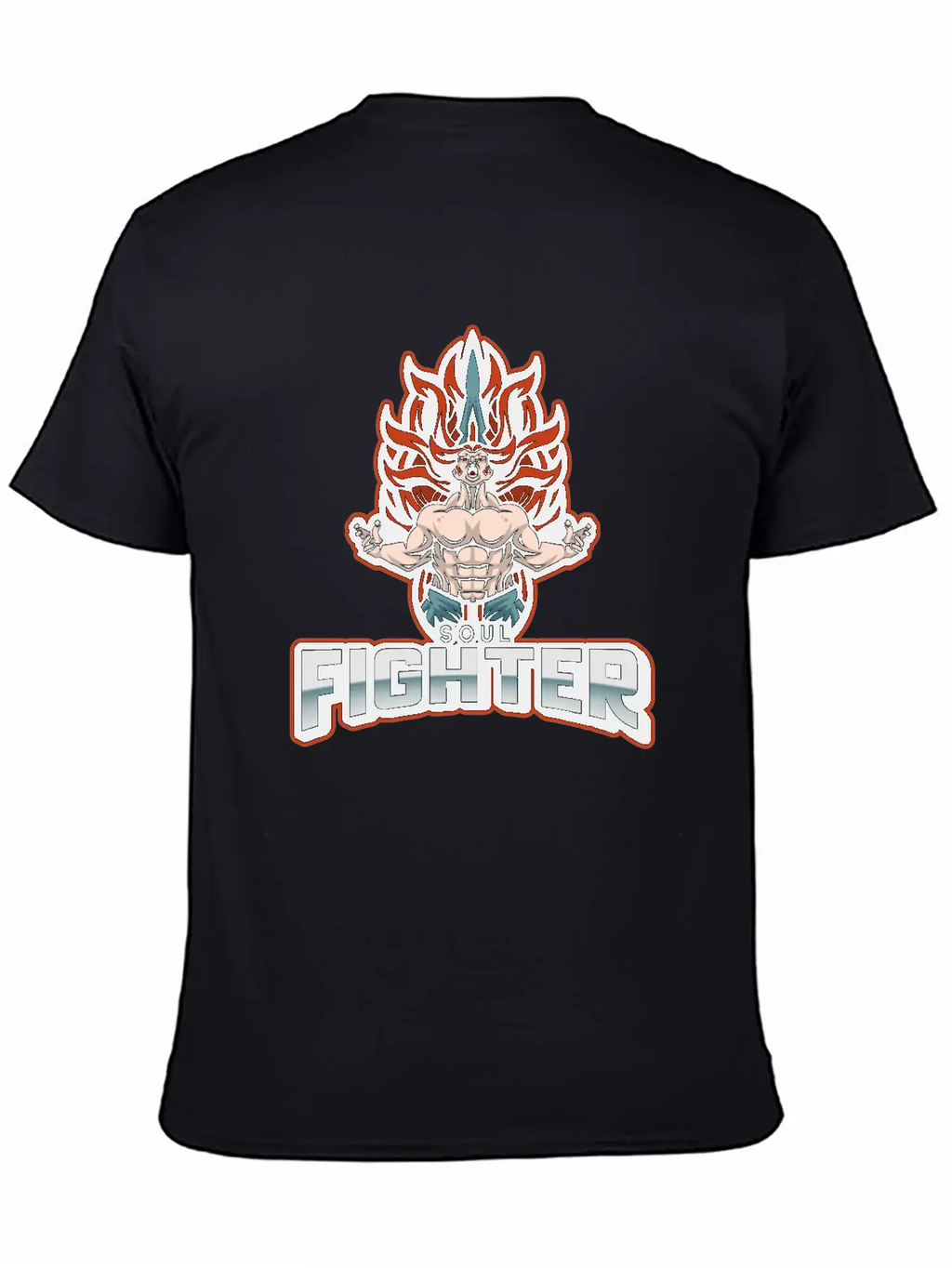 Soul Fighter Unisex Short Sleeve Soft Cotton T-Shirt – Casual Everyday Wear