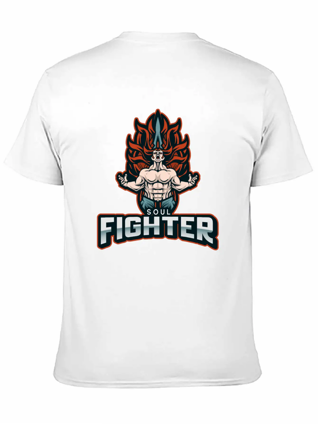 Soul Fighter Unisex Short Sleeve Soft Cotton T-Shirt – Casual Everyday Wear