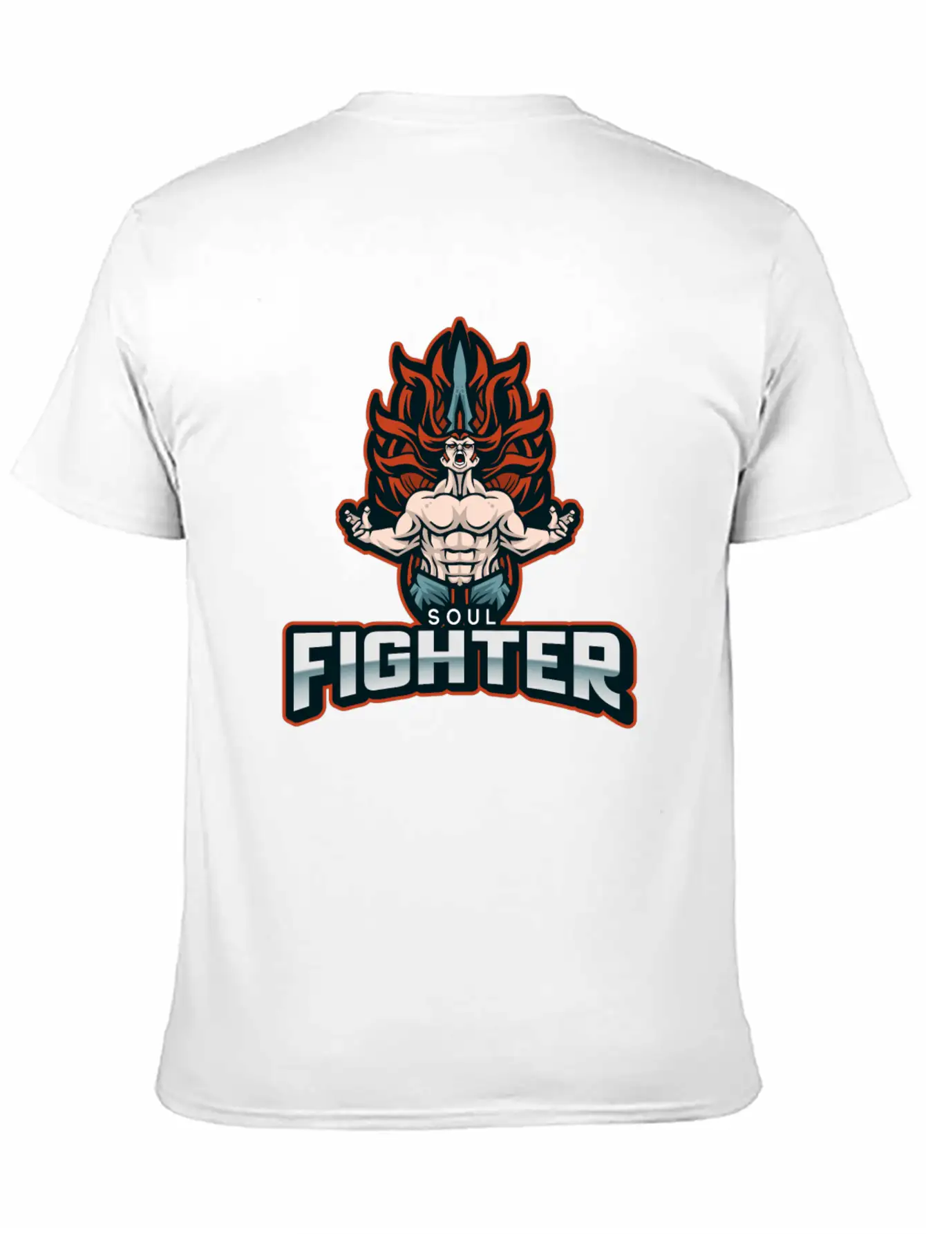 Soul Fighter Unisex Short Sleeve Soft Cotton T-Shirt – Casual Everyday Wear