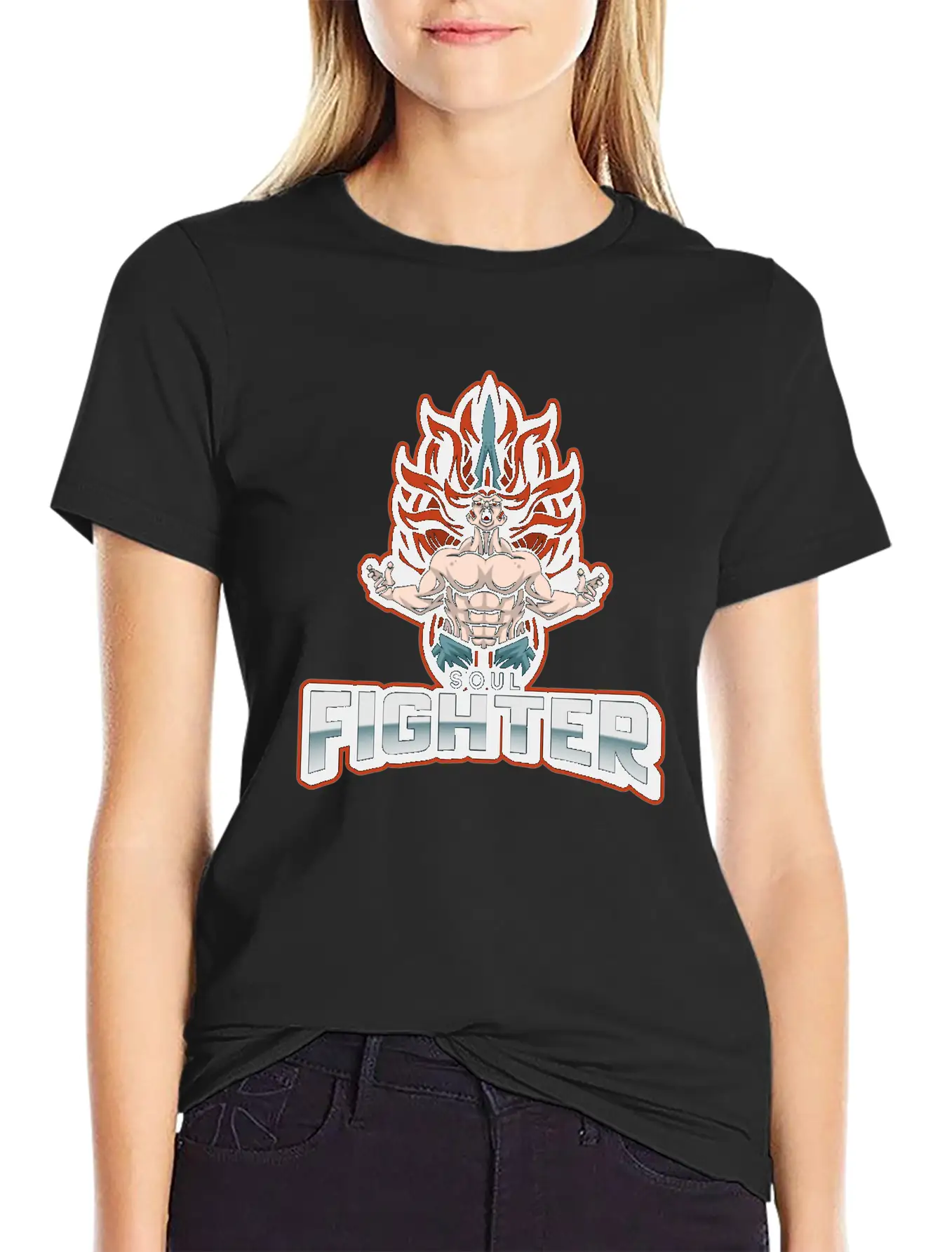 Soul Fighter Unisex Short Sleeve Soft Cotton T-Shirt – Casual Everyday Wear