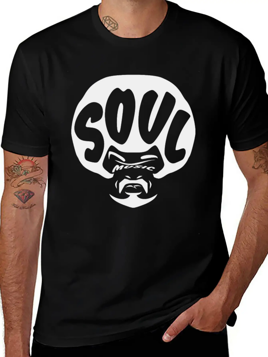 Soul Music Funny T Shirt Unisex Casual T-Shirt – Clean Design For Daily Comfort