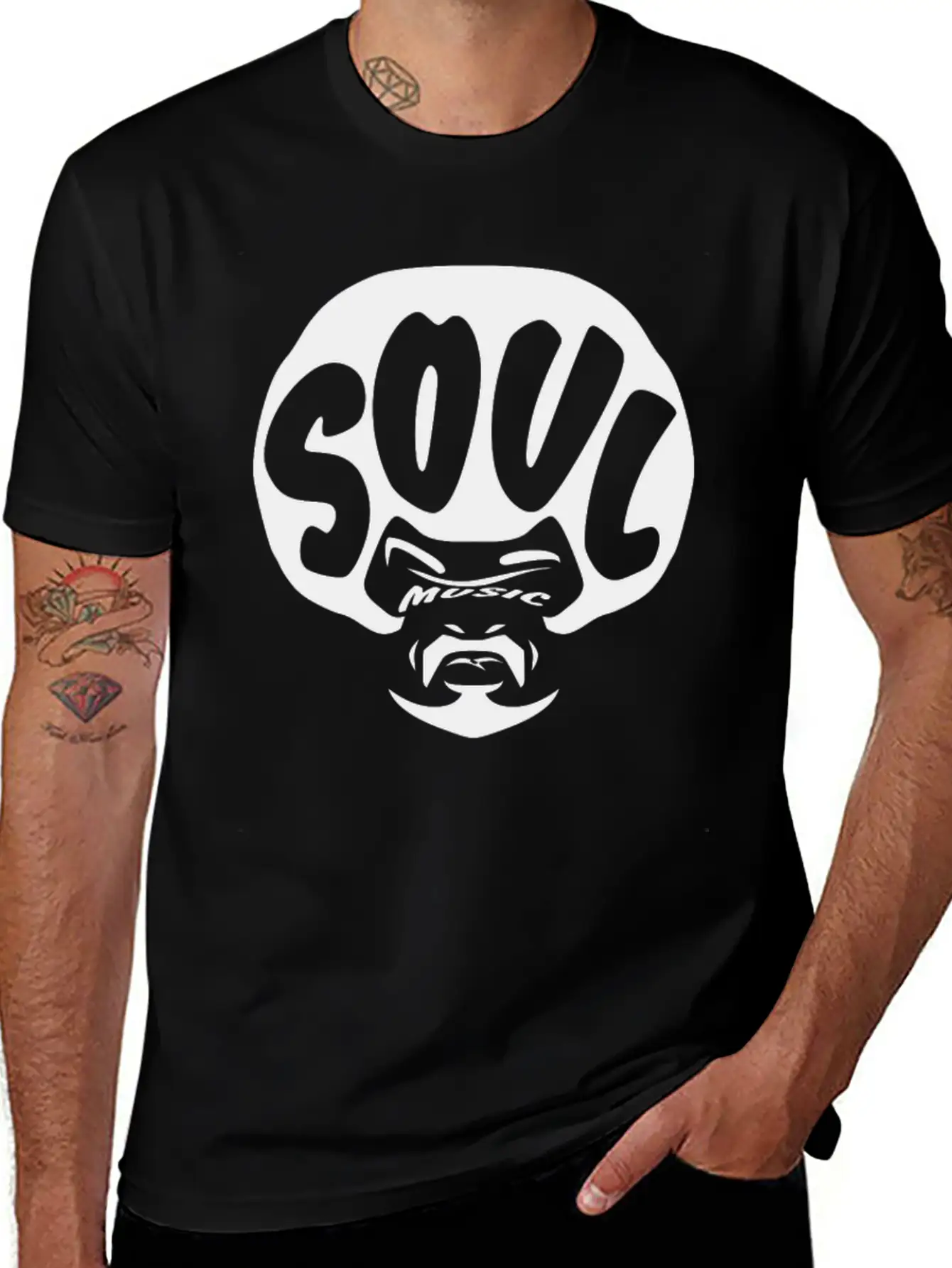Soul Music Funny T Shirt Unisex Casual T-Shirt – Clean Design For Daily Comfort