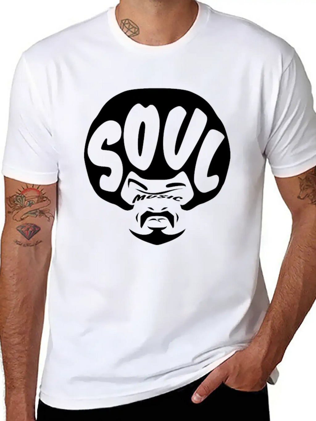 Soul Music Funny T Shirt Unisex Casual T-Shirt – Clean Design For Daily Comfort