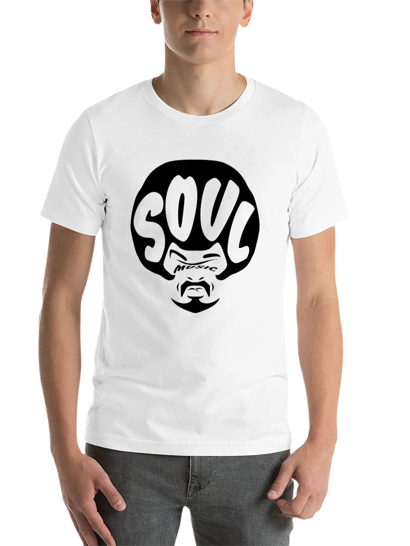 Soul Music Funny T Shirt Unisex Casual T-Shirt – Clean Design For Daily Comfort