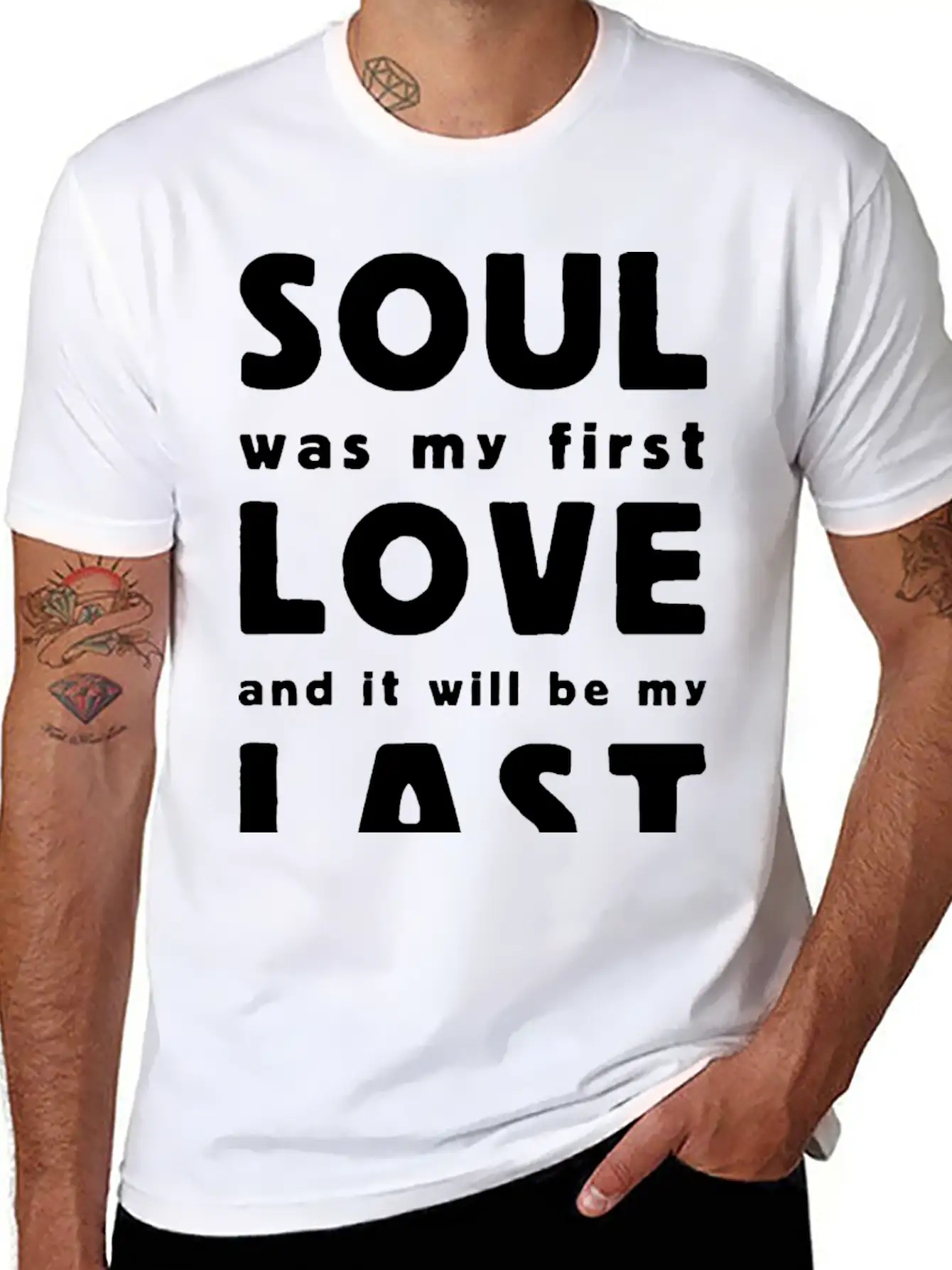 Soul Was My First Love Essential Cotton Tee For Daily Outfits – Unisex Style