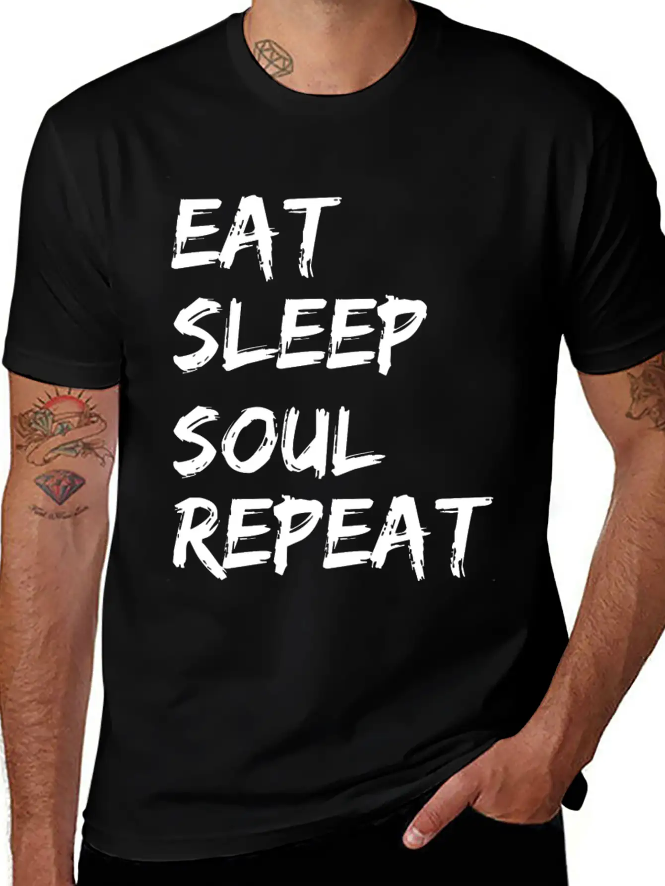 Soulmusic I Blues I Soul I Gift I Afro Breathable Soft Cotton T-Shirt – Timeless Casual Look