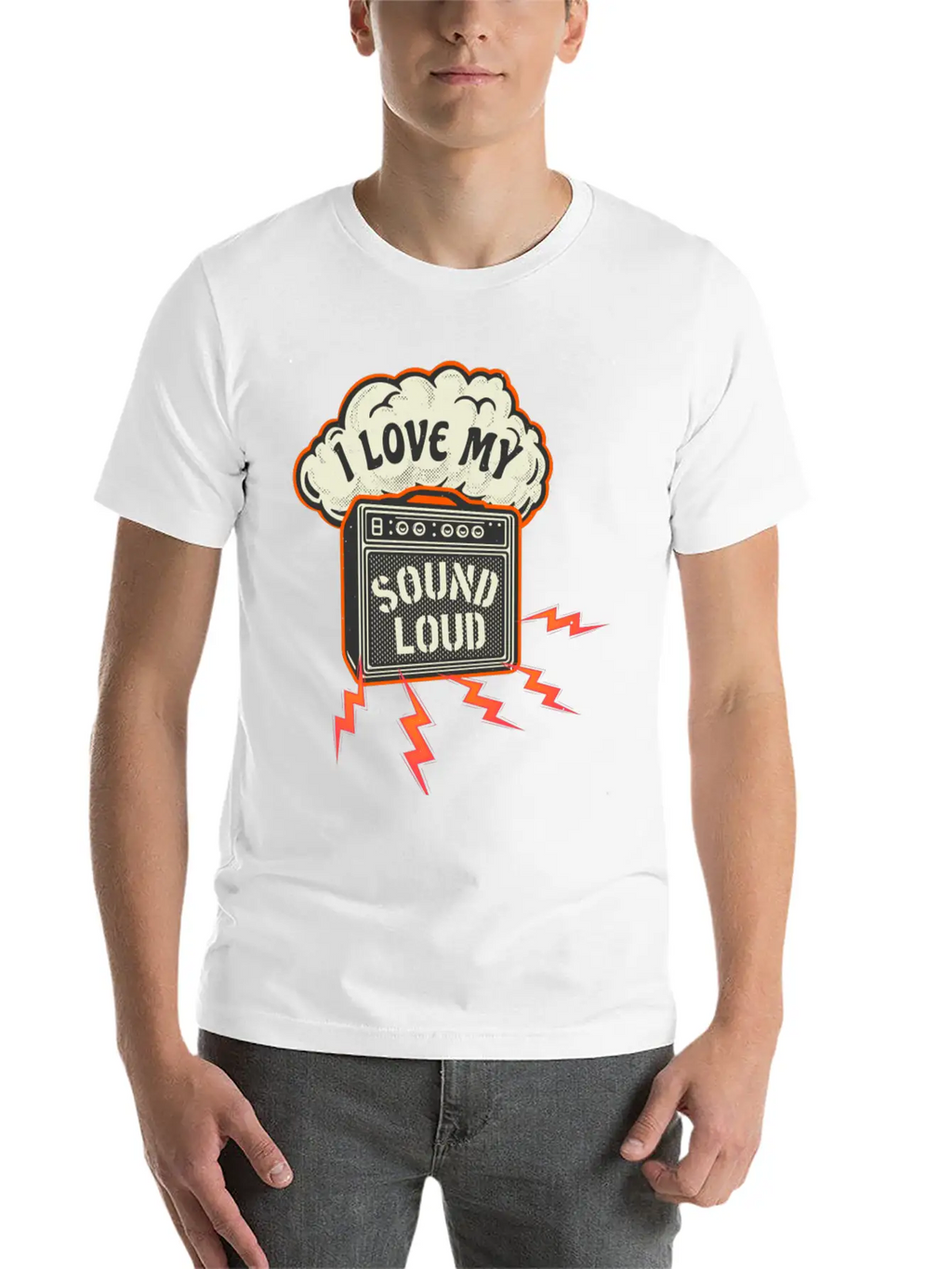 Sound Amplifier Vintage Sound Engineer Casual Graphic T-Shirt – Simple And Comfortable Daily Wear