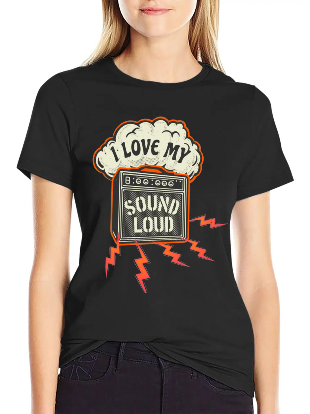 Sound Amplifier Vintage Sound Engineer Casual Graphic T-Shirt – Simple And Comfortable Daily Wear