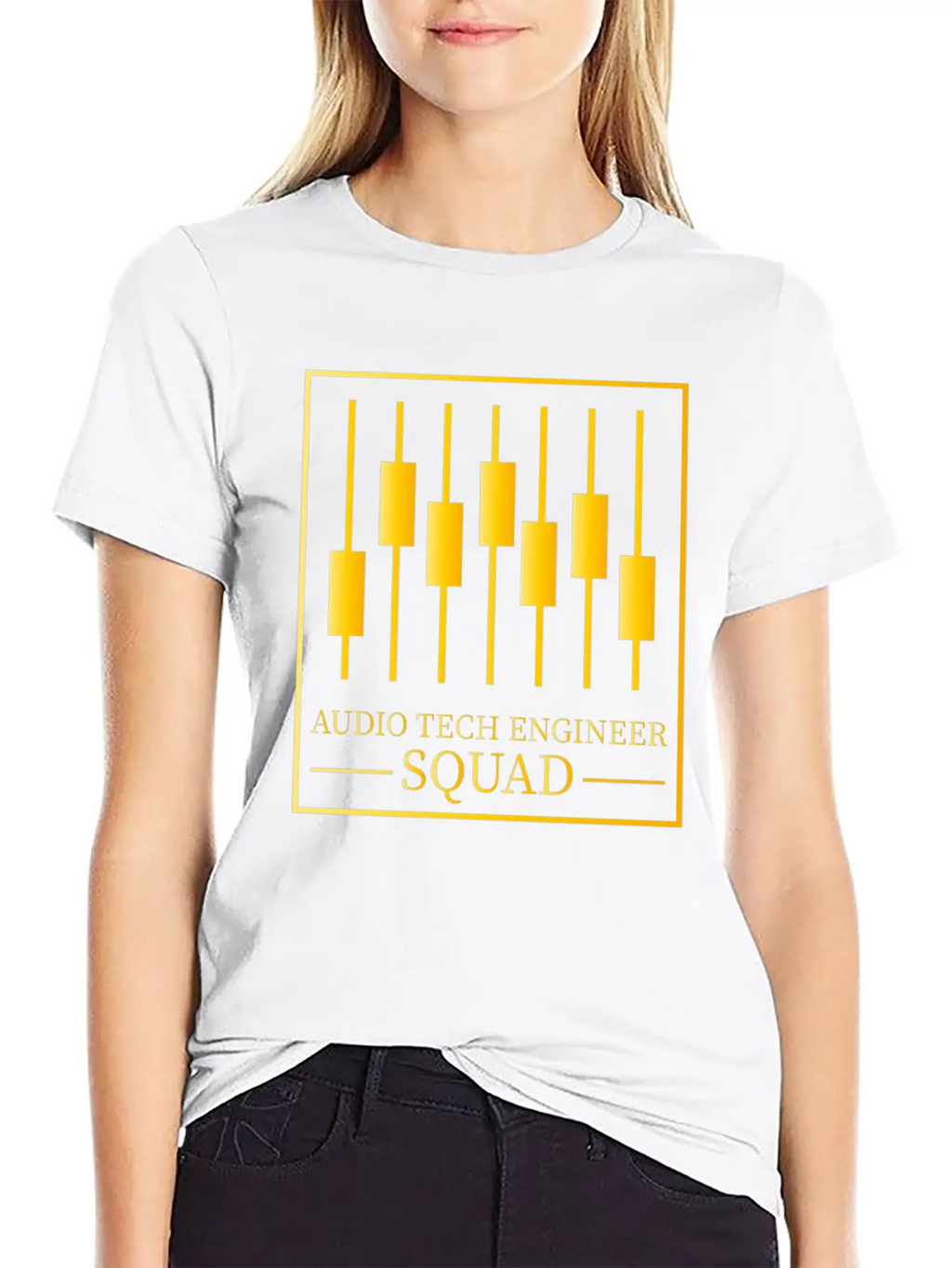 Sound Audio Engineer Music Producer Casual Graphic T-Shirt – Simple And Comfortable Daily Wear