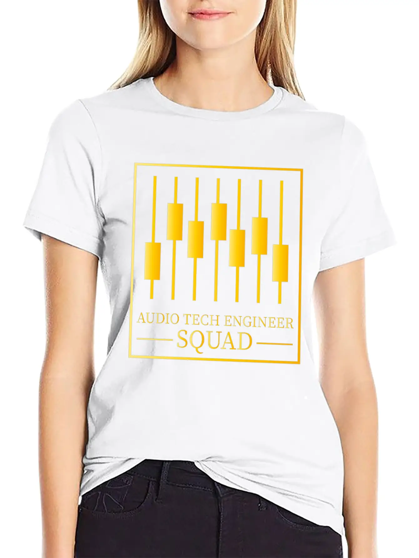 Sound Audio Engineer Music Producer Casual Graphic T-Shirt – Simple And Comfortable Daily Wear