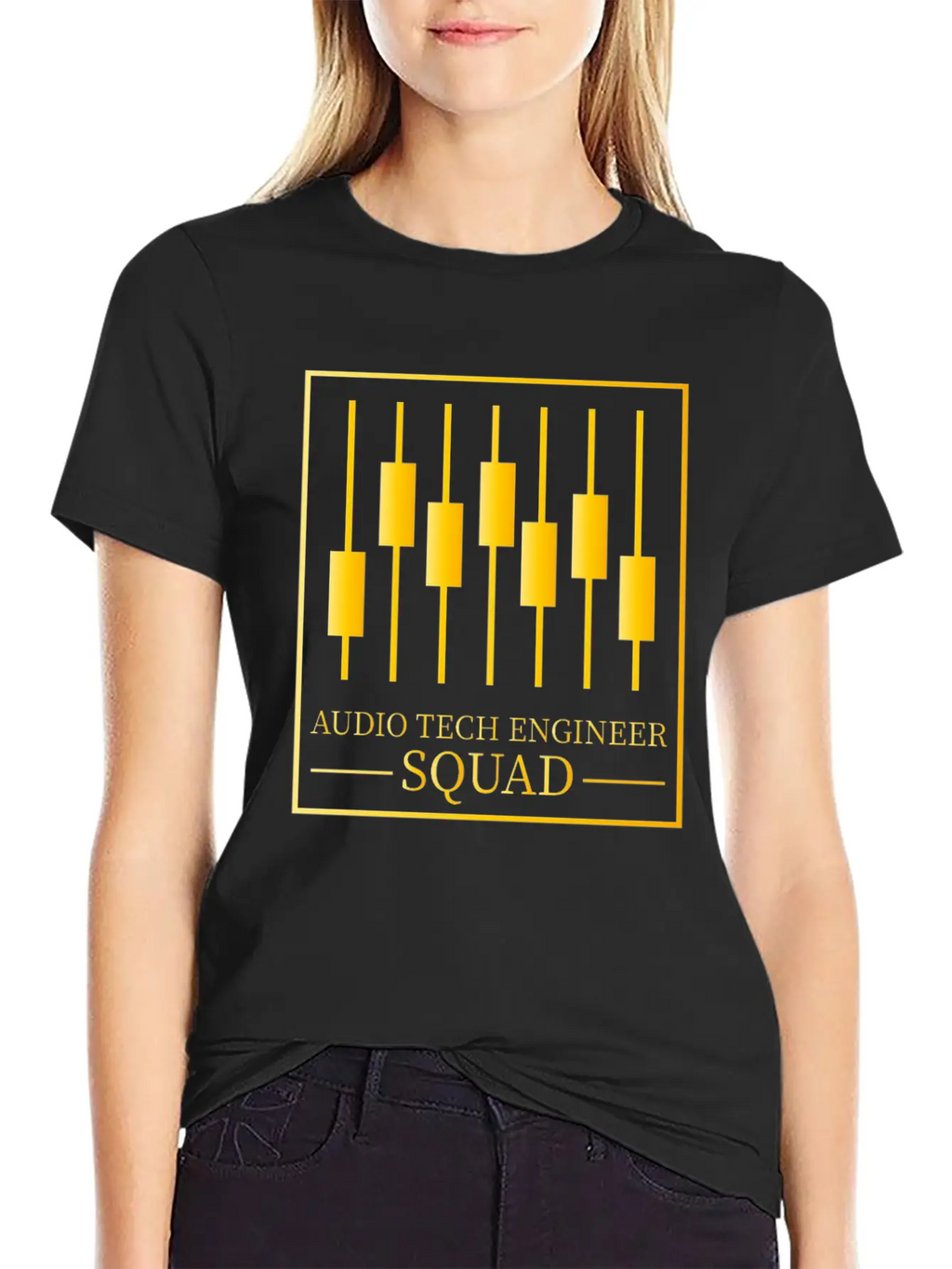 Sound Audio Engineer Music Producer Casual Graphic T-Shirt – Simple And Comfortable Daily Wear