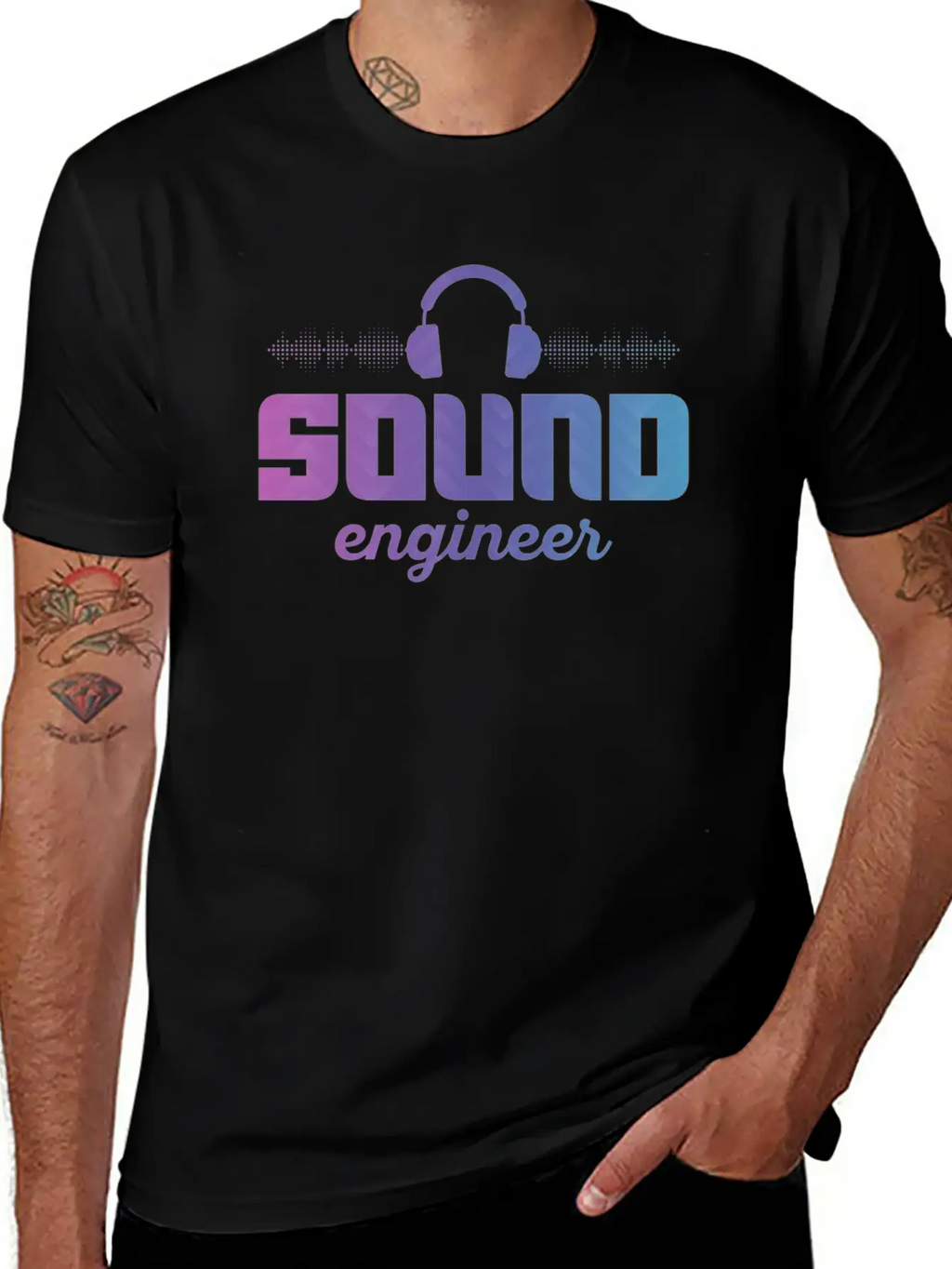 Sound Audio Engineer Music Producer Essential Cotton Tee For Daily Outfits – Unisex Style