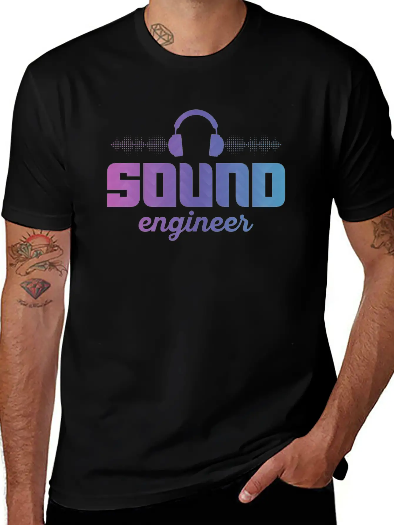 Sound Audio Engineer Music Producer Essential Cotton Tee For Daily Outfits – Unisex Style