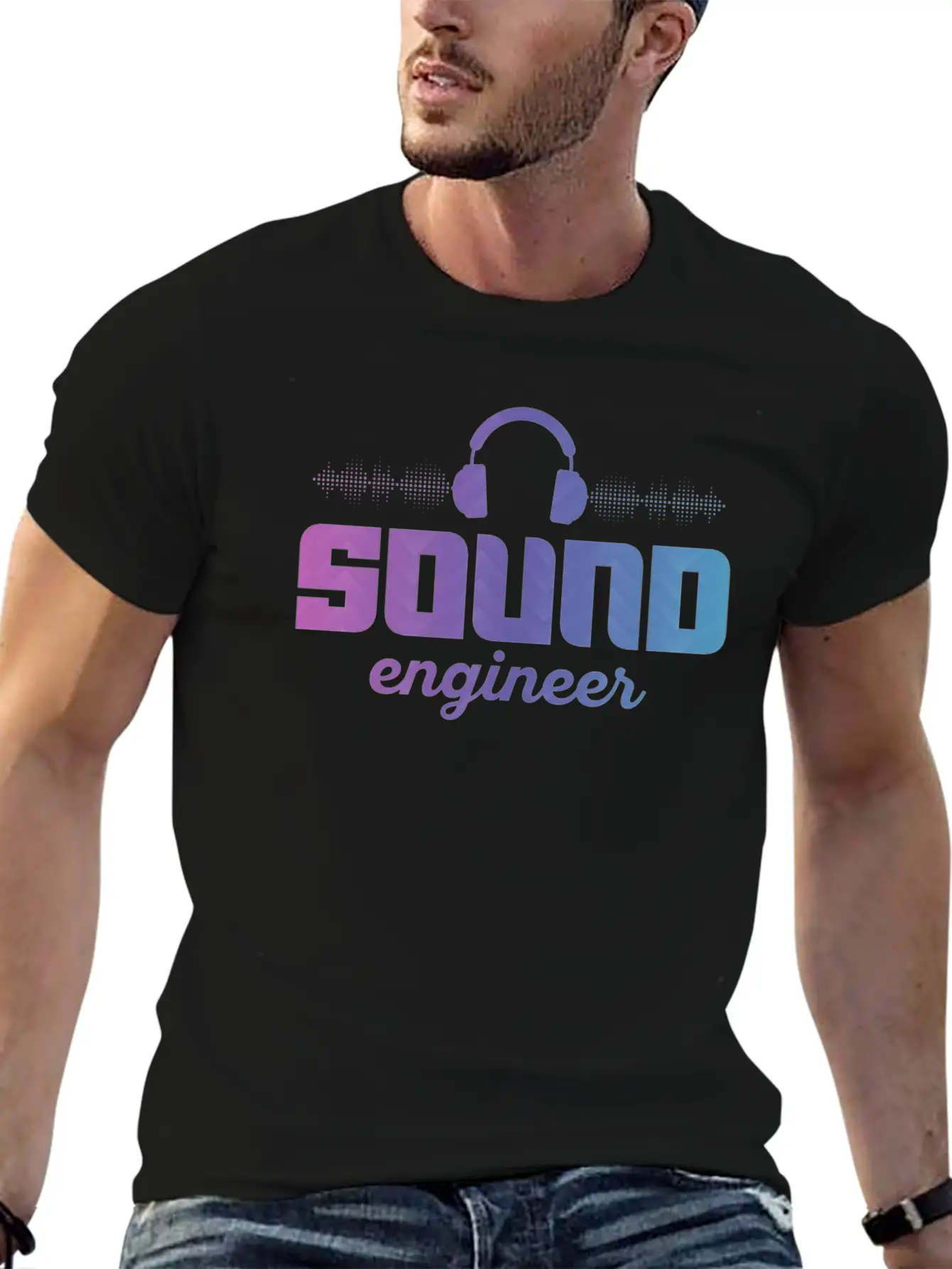 Sound Audio Engineer Music Producer Essential Cotton Tee For Daily Outfits – Unisex Style