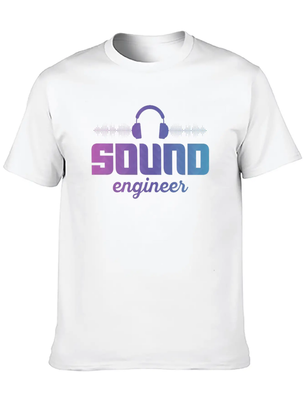 Sound Audio Engineer Music Producer Essential Cotton Tee For Daily Outfits – Unisex Style