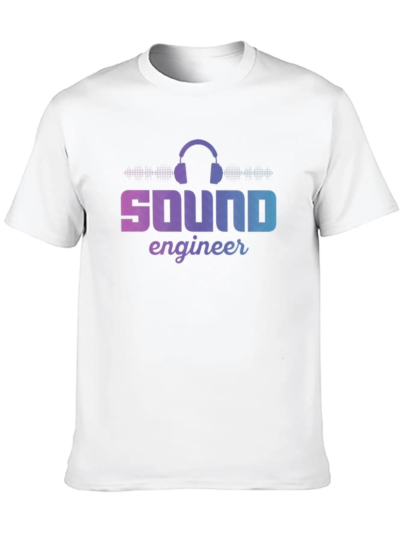 Sound Audio Engineer Music Producer Essential Cotton Tee For Daily Outfits – Unisex Style