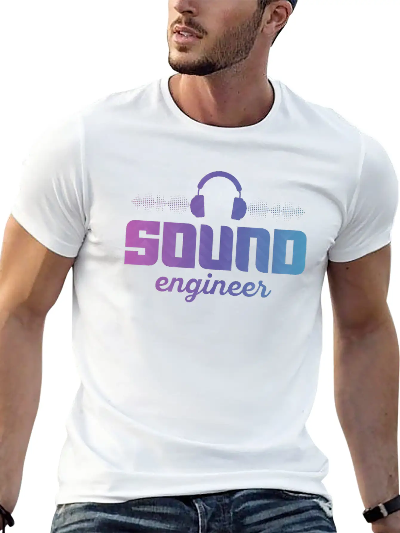 Sound Audio Engineer Music Producer Essential Cotton Tee For Daily Outfits – Unisex Style