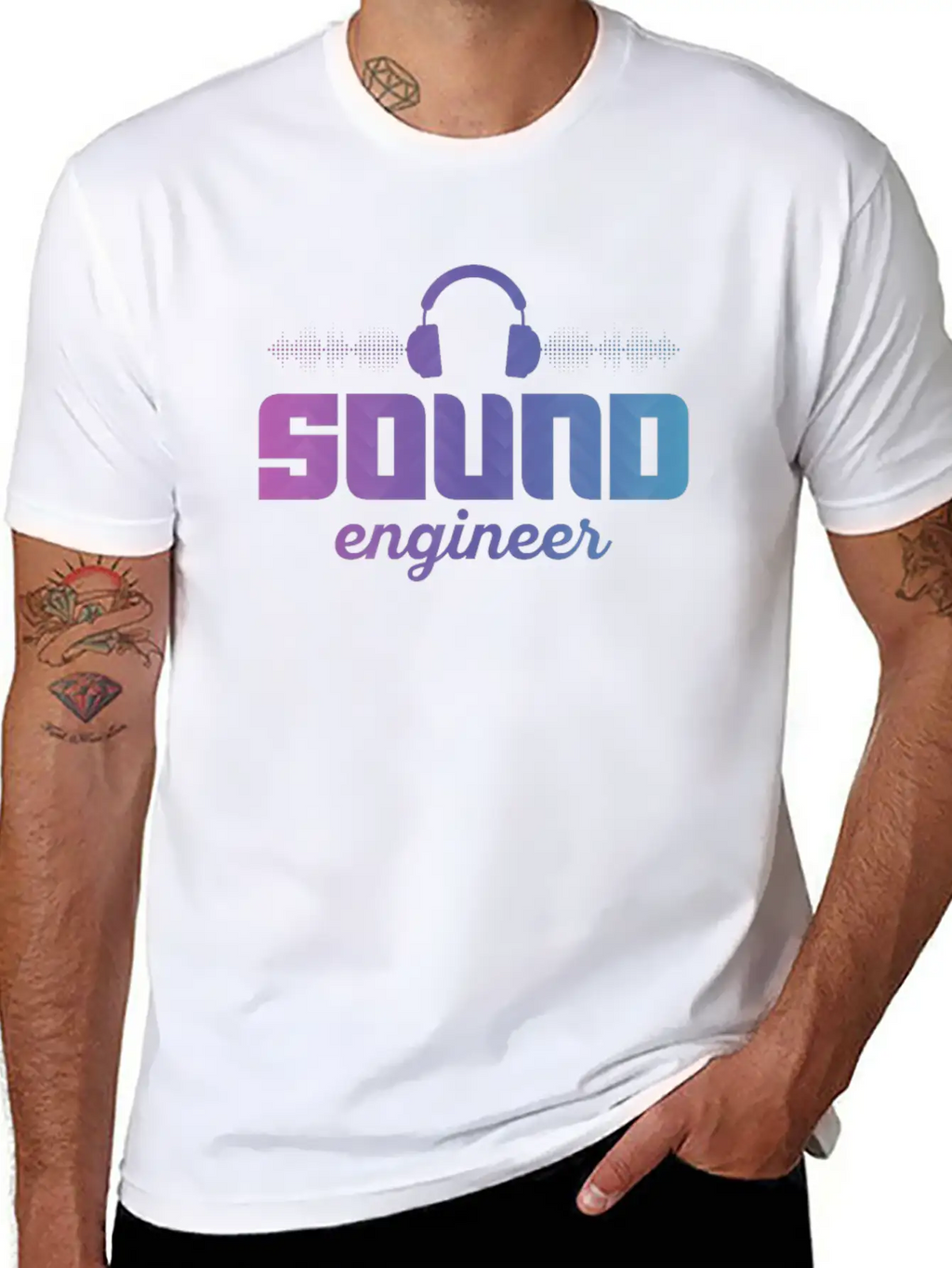 Sound Audio Engineer Music Producer Essential Cotton Tee For Daily Outfits – Unisex Style
