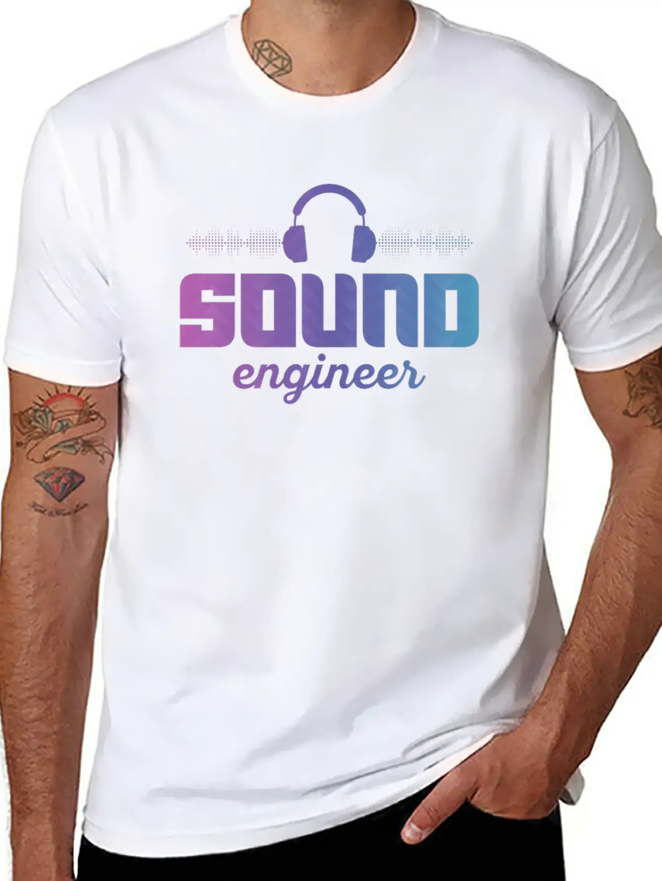 Sound Audio Engineer Music Producer Essential Cotton Tee For Daily Outfits – Unisex Style