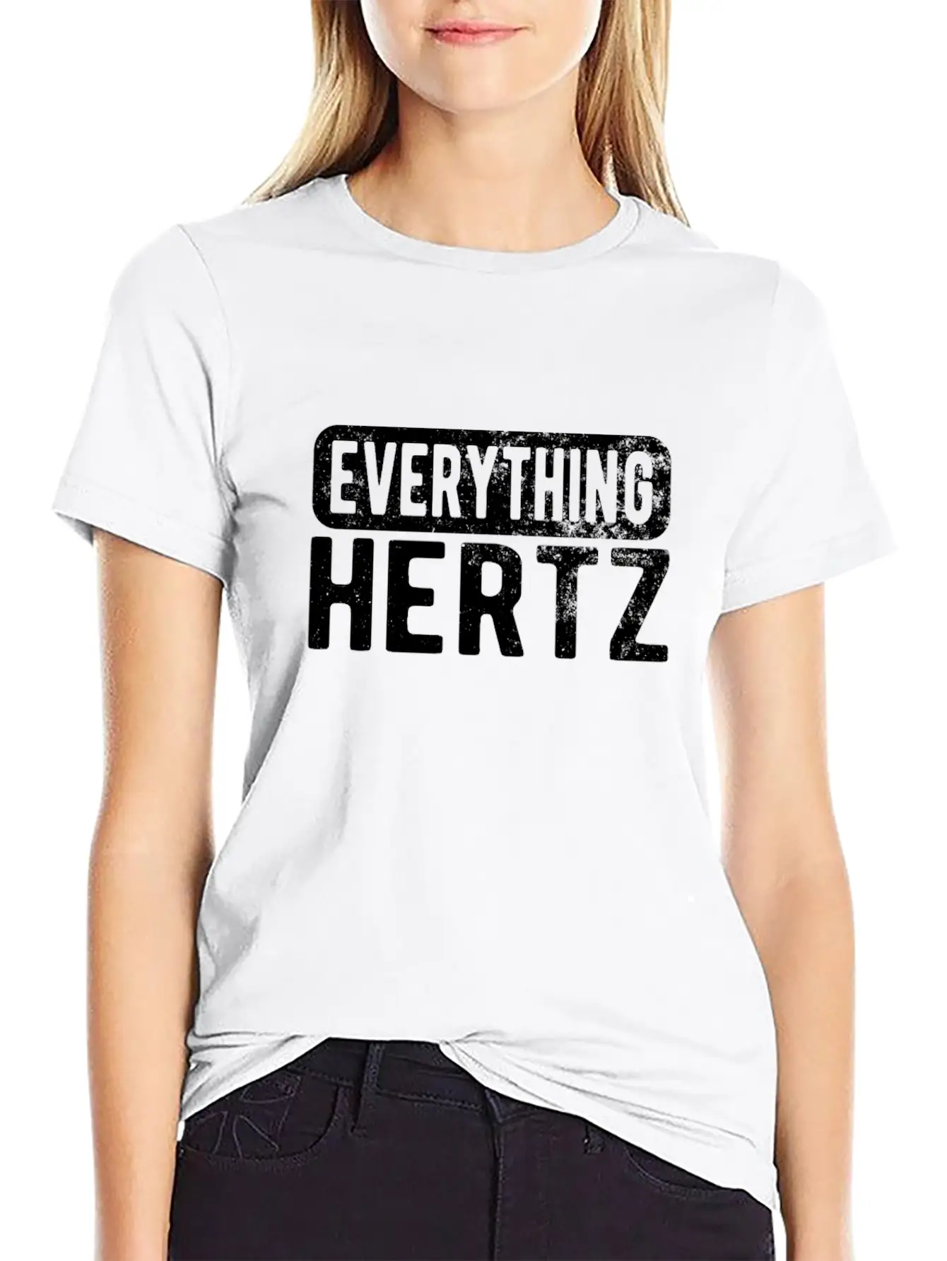 SOUND ENGINEER/ AUDIO ENGINEER Everything Hertz Unisex Casual T-Shirt – Clean Design For Daily Comfort