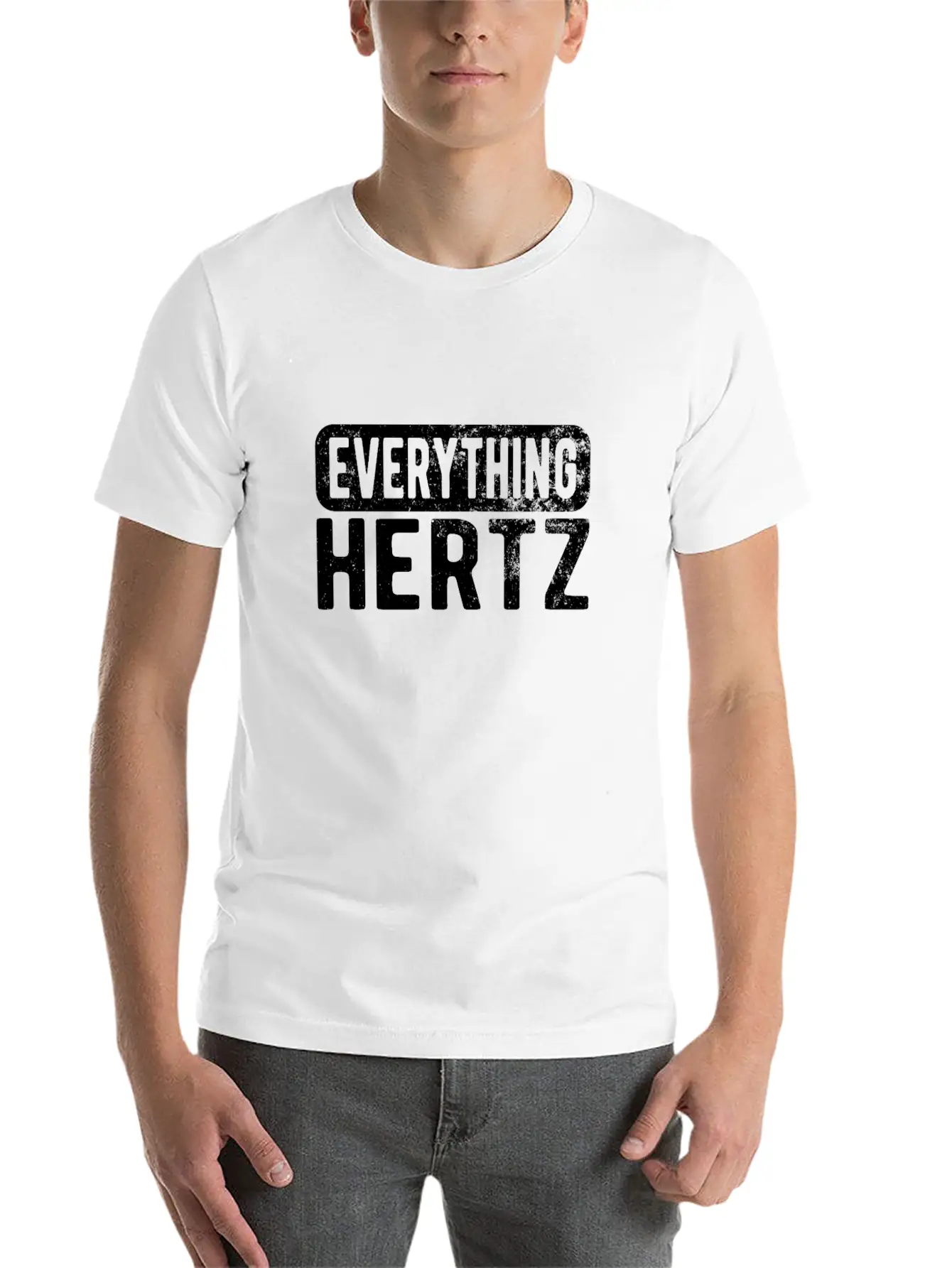 SOUND ENGINEER/ AUDIO ENGINEER Everything Hertz Unisex Casual T-Shirt – Clean Design For Daily Comfort