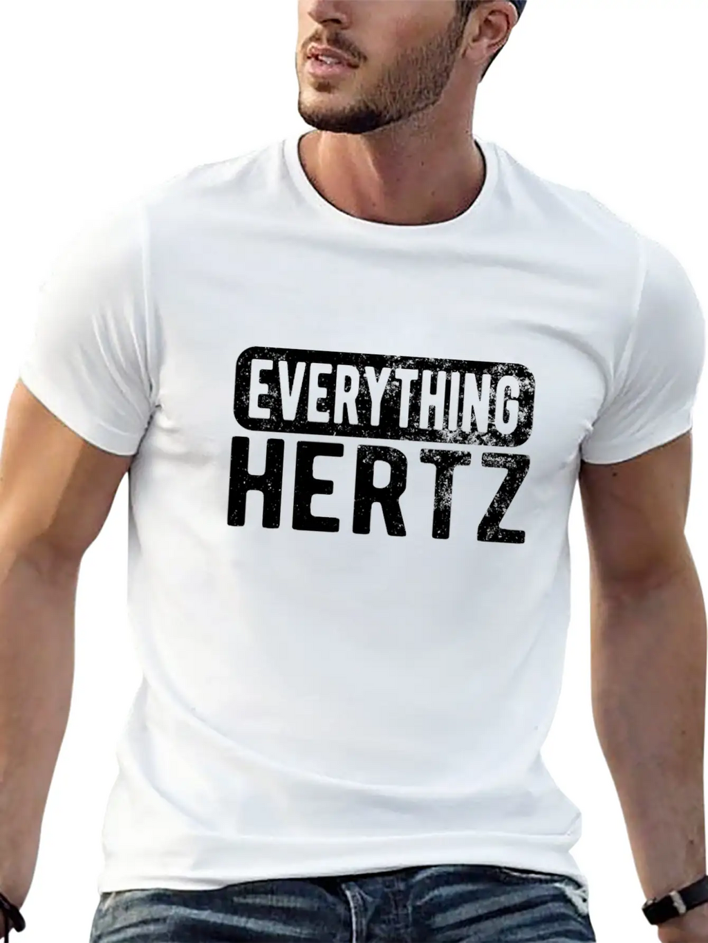 SOUND ENGINEER/ AUDIO ENGINEER Everything Hertz Unisex Casual T-Shirt – Clean Design For Daily Comfort