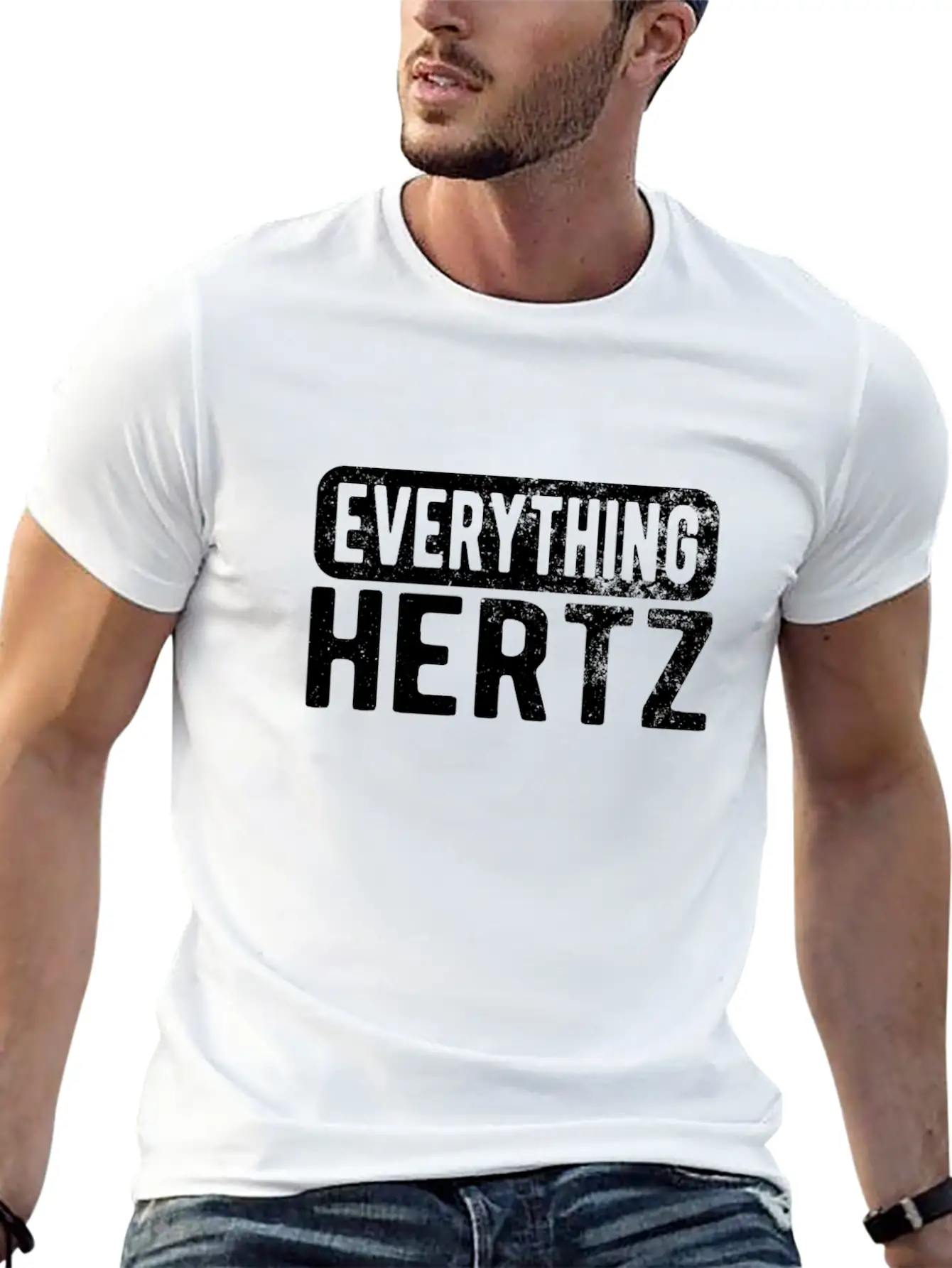 SOUND ENGINEER/ AUDIO ENGINEER Everything Hertz Unisex Casual T-Shirt – Clean Design For Daily Comfort