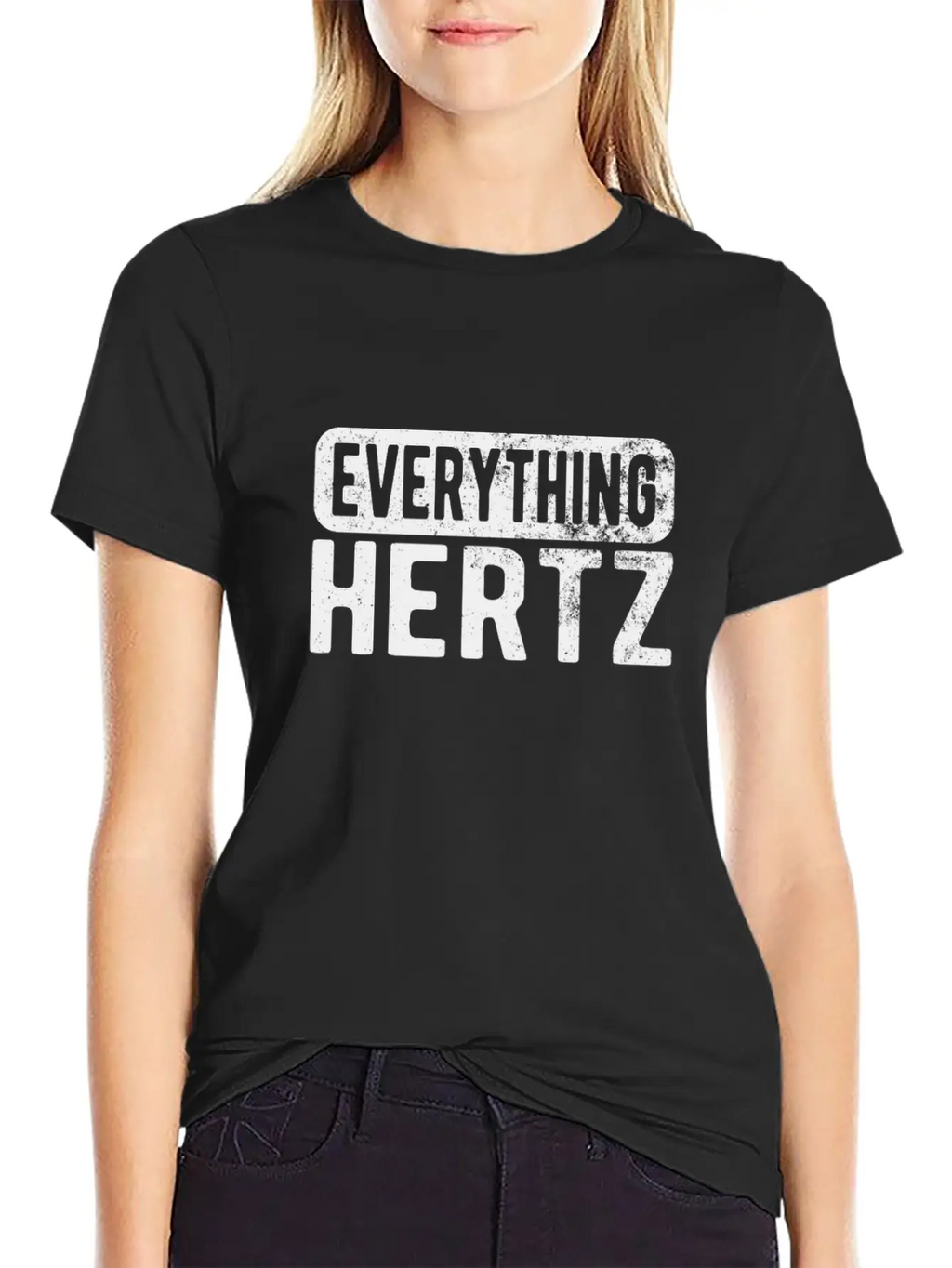 SOUND ENGINEER/ AUDIO ENGINEER Everything Hertz Unisex Casual T-Shirt – Clean Design For Daily Comfort