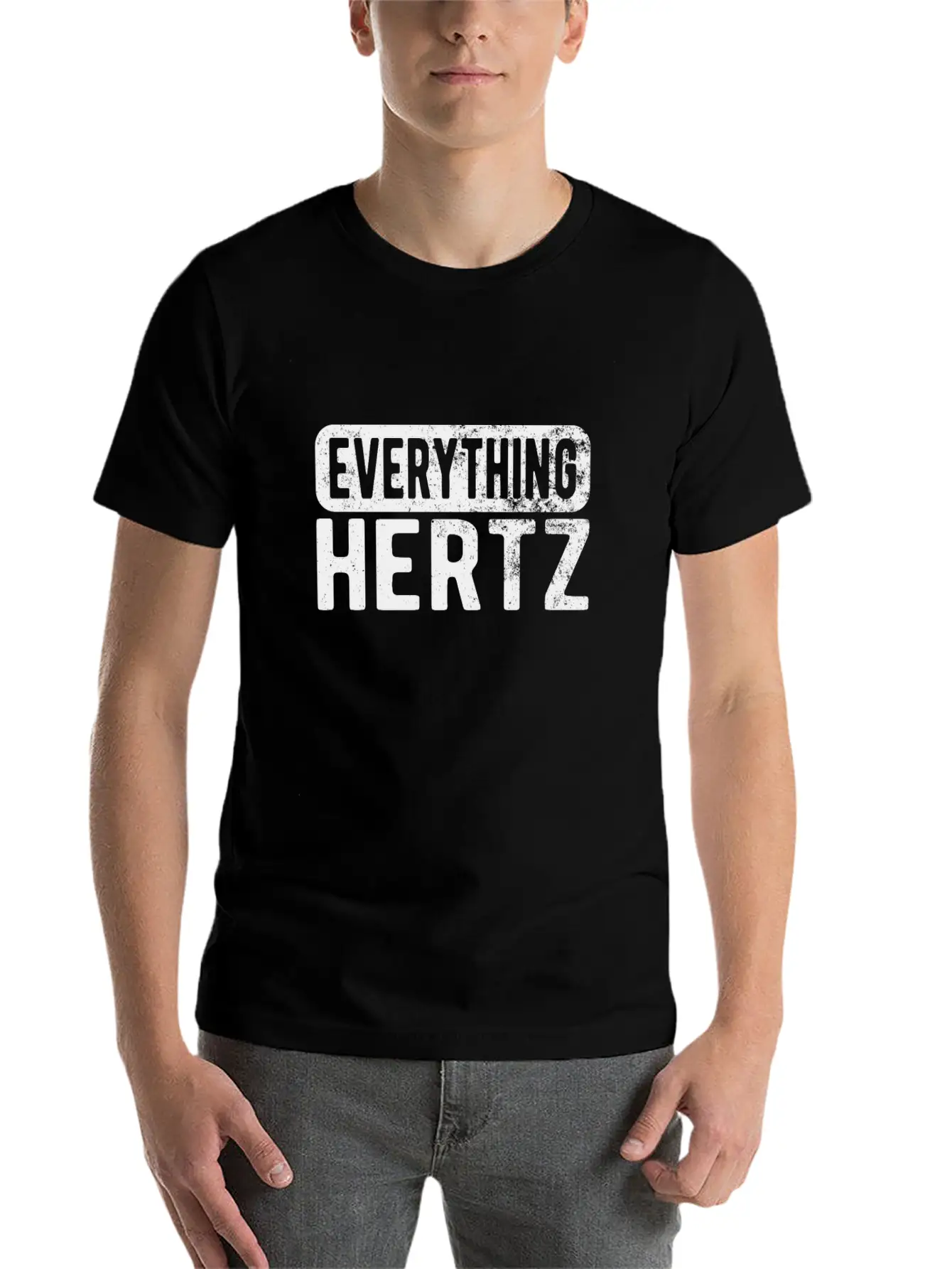 SOUND ENGINEER/ AUDIO ENGINEER Everything Hertz Unisex Casual T-Shirt – Clean Design For Daily Comfort