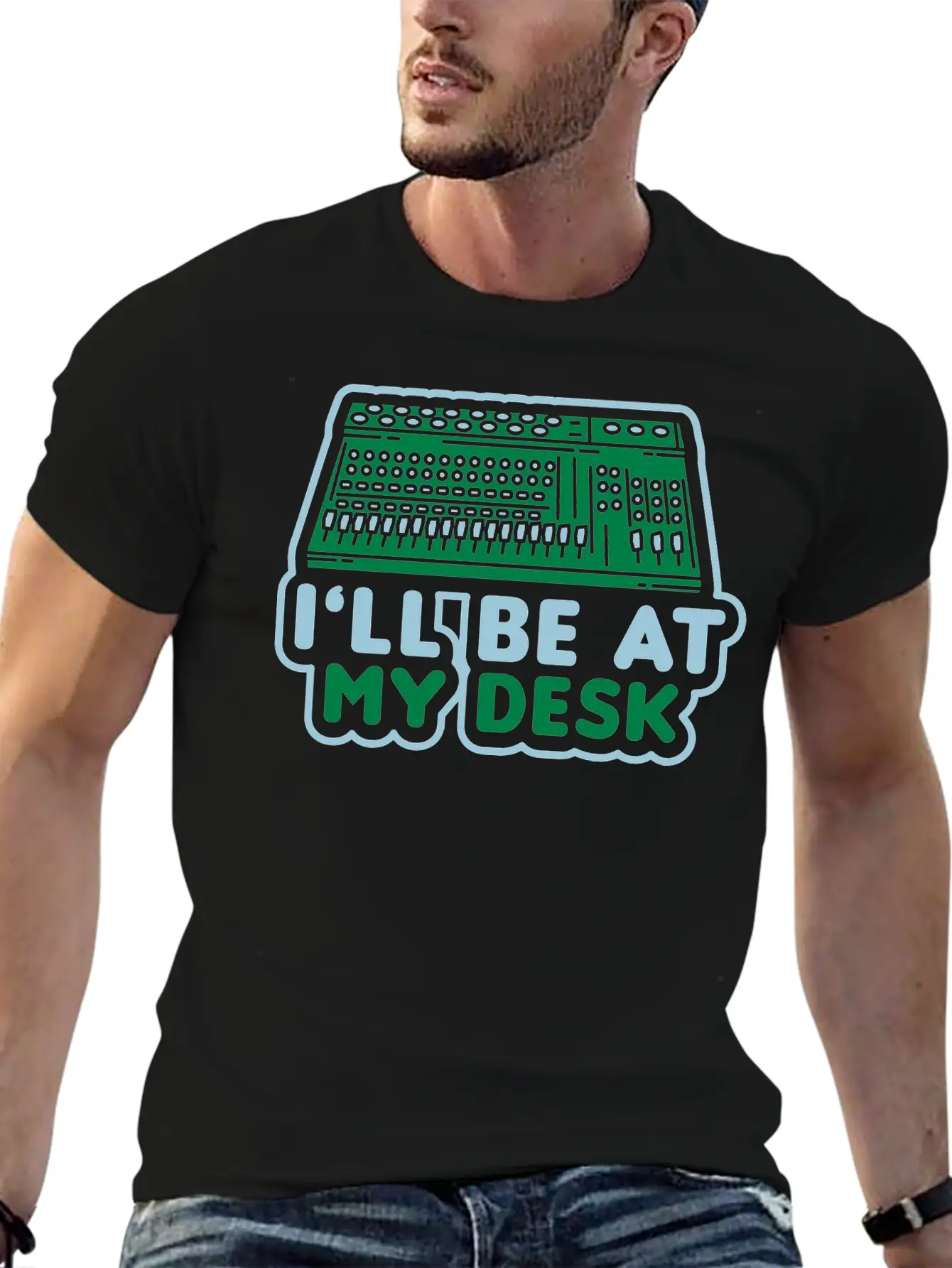 Sound Engineer DJ Mixer Mixer Sound Guy Gift Breathable Soft Cotton T-Shirt – Timeless Casual Look
