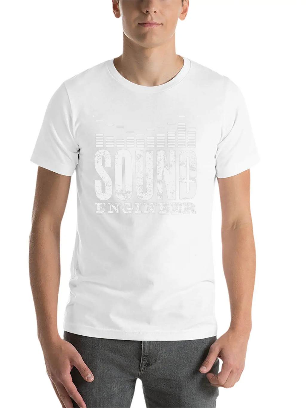 Sound Engineer Lettering Audio Mixer Music Breathable Graphic T-Shirt – Perfect For Casual Days