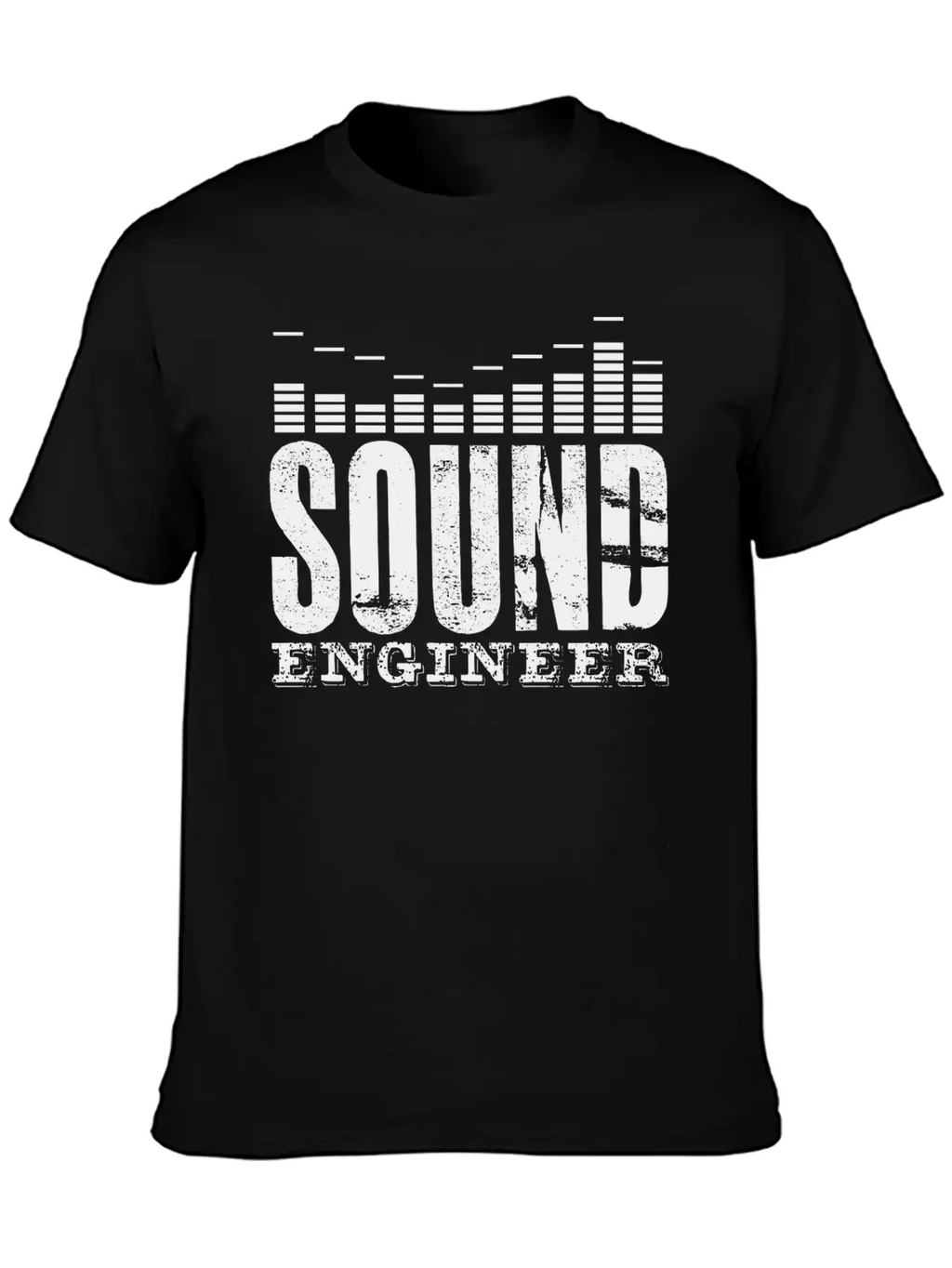 Sound Engineer Lettering Audio Mixer Music Breathable Graphic T-Shirt – Perfect For Casual Days