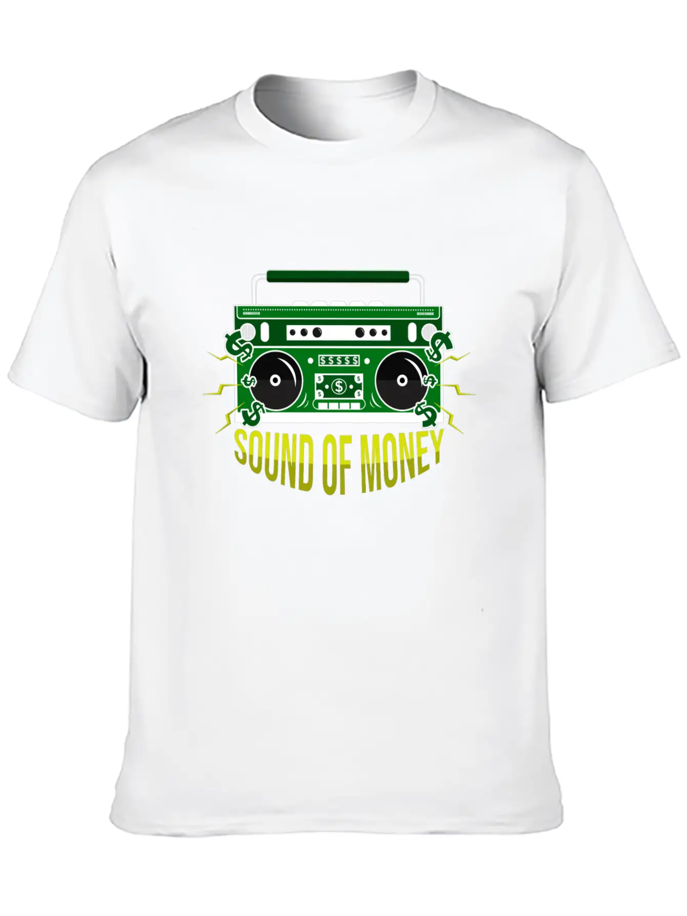 Sound Of Money Unisex Short Sleeve Soft Cotton T-Shirt – Casual Everyday Wear